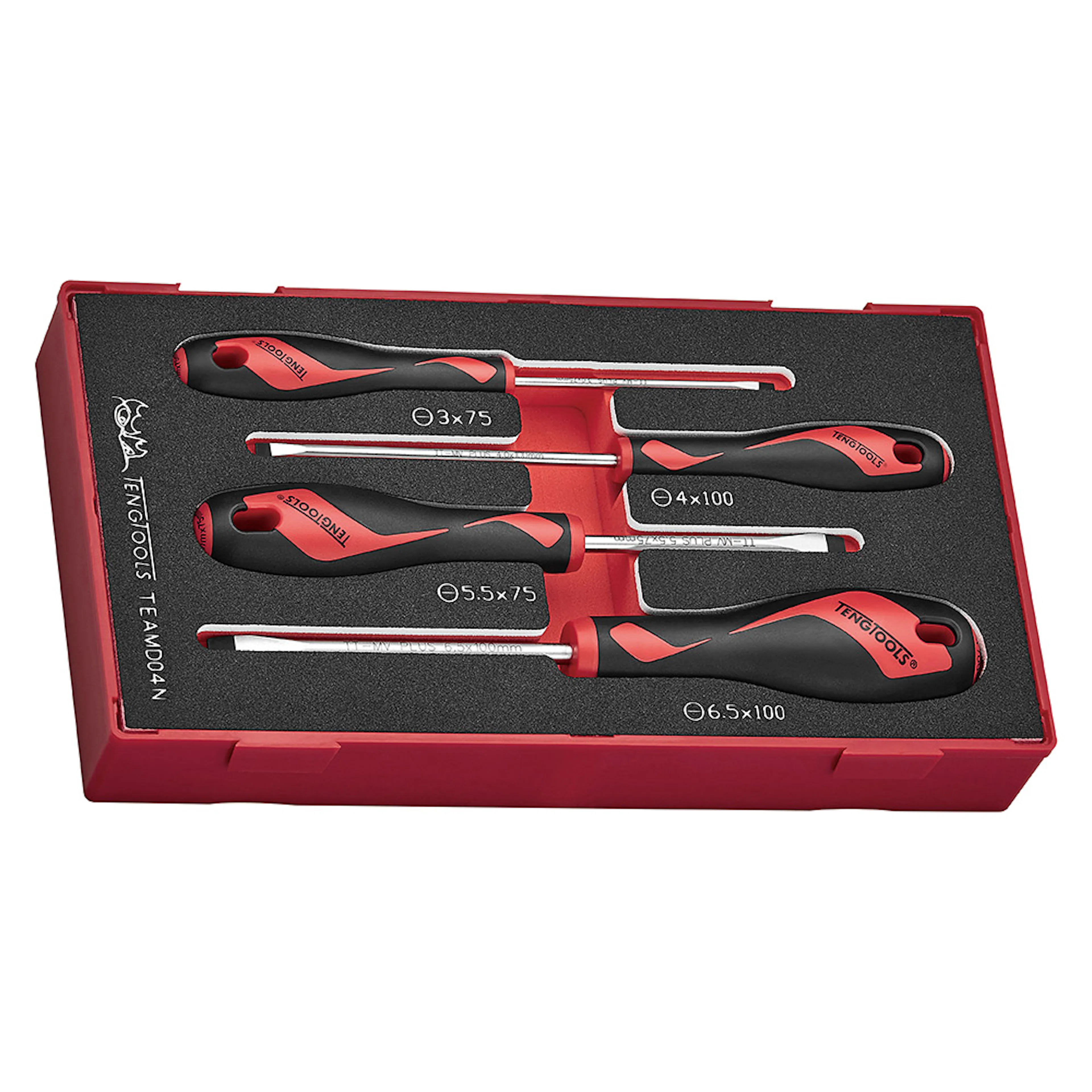 Skruvmejselsats Teng Tools 4-Delar TEAMD04N