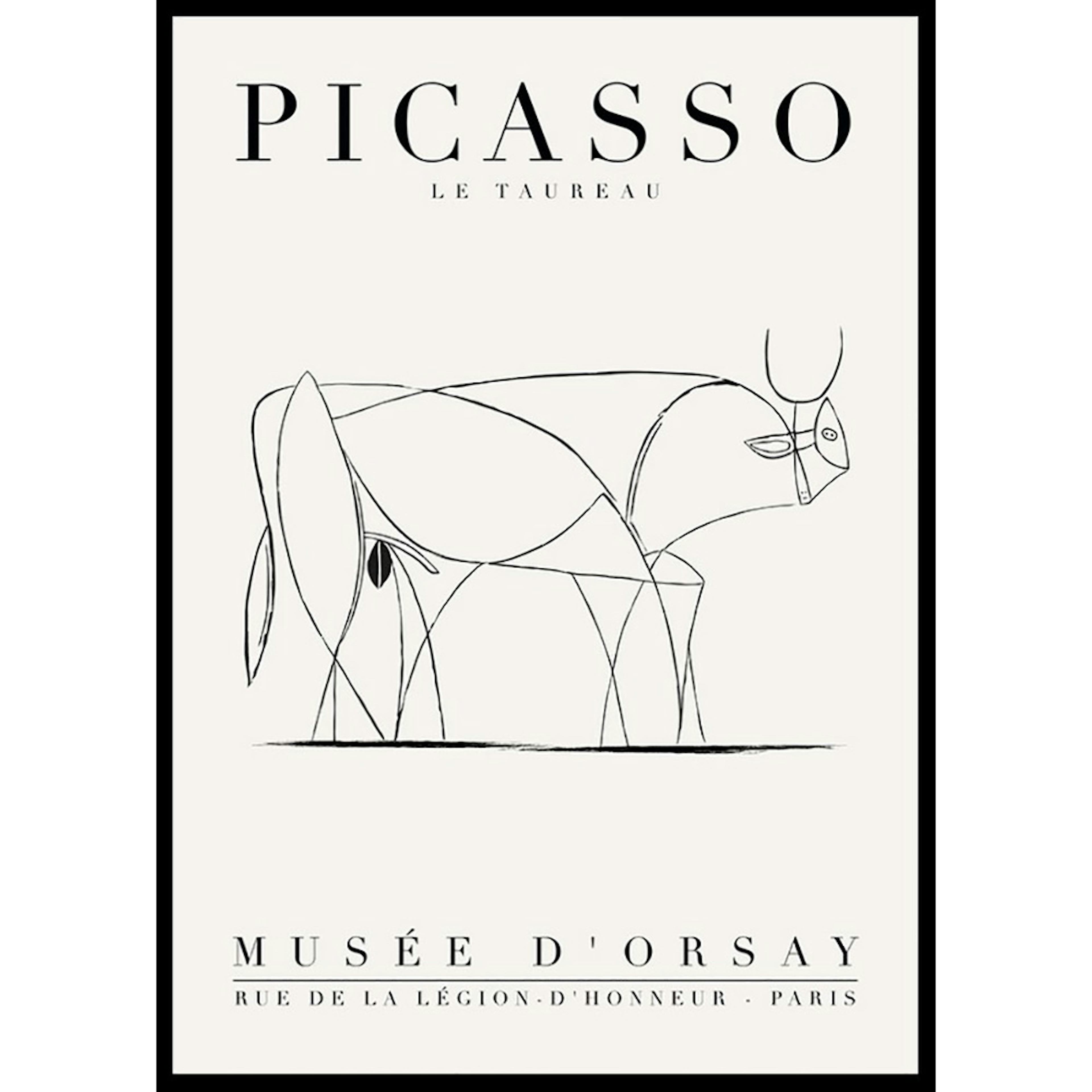 Poster Gallerix Picasso Le Taureau