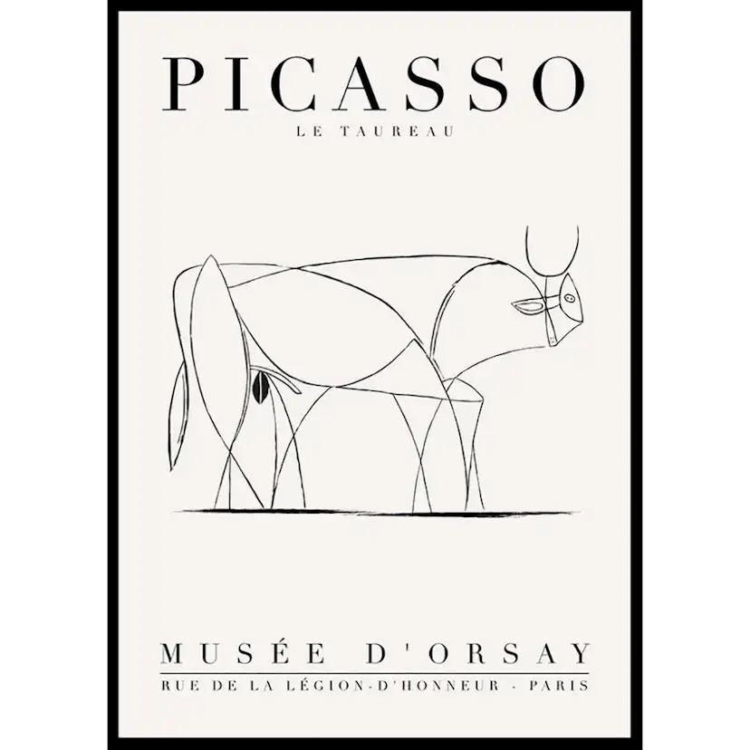 Poster Gallerix Picasso Le Taureau