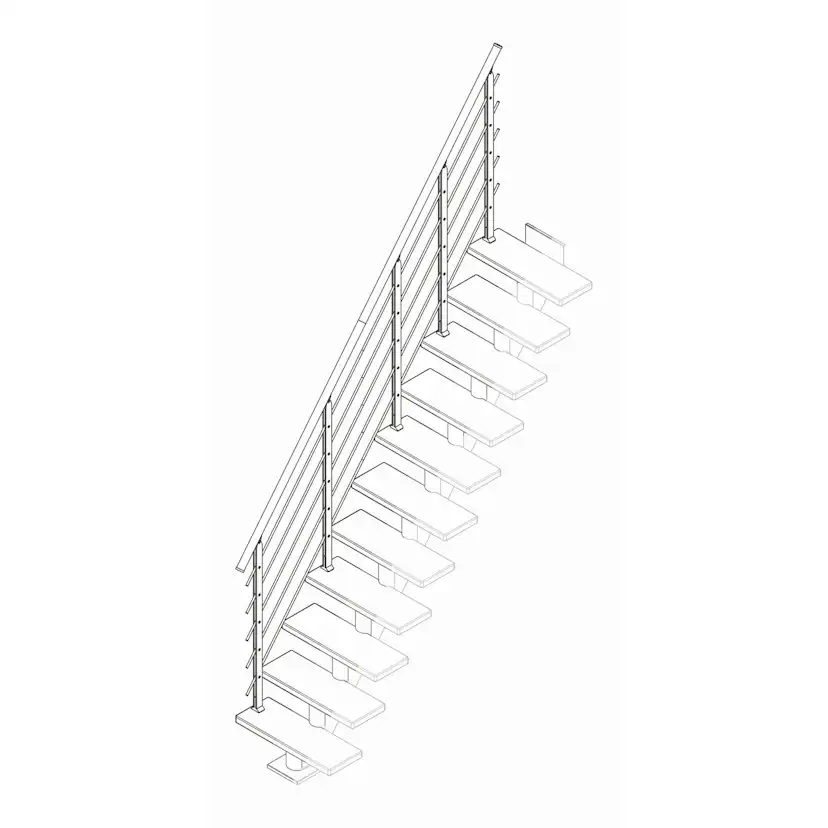 Extra Räcke Dolle Design Komplett Ek Vit Oljad