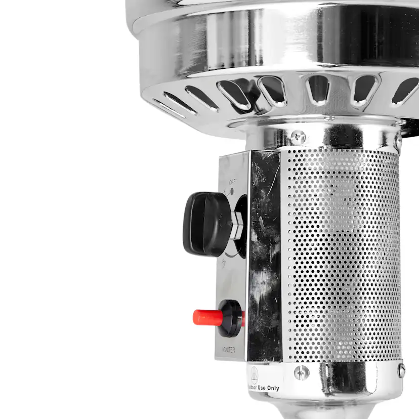 TERRASSVÄRMARE GAS Silver