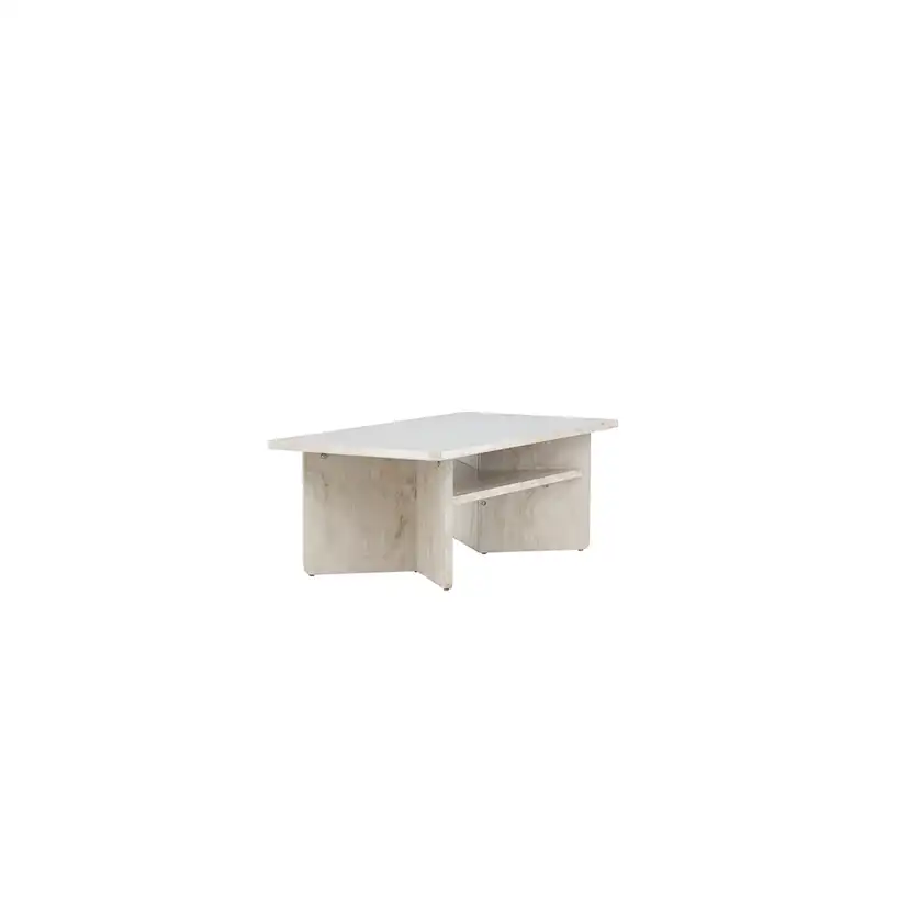 Soffbord Venture Home Ålesund Beige Rektangulärt Vardagsrumsbord