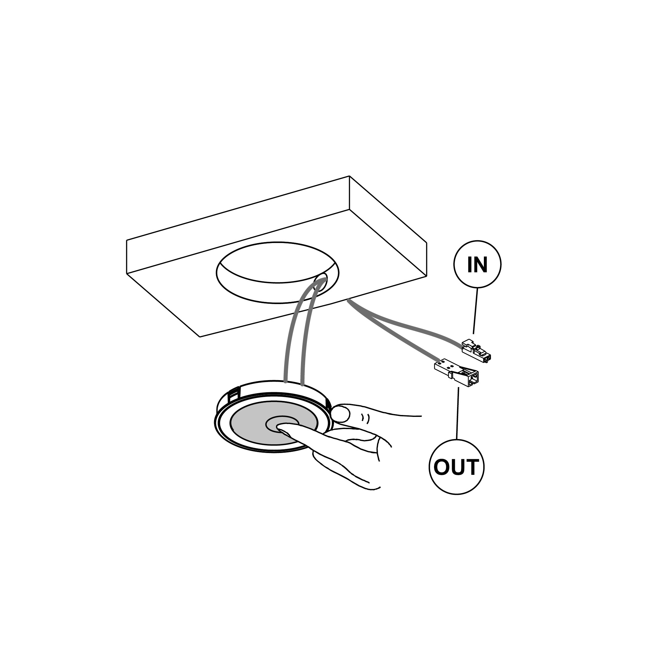 LED-spot Beslag Design Holl TDM D-M 24V/4,5W