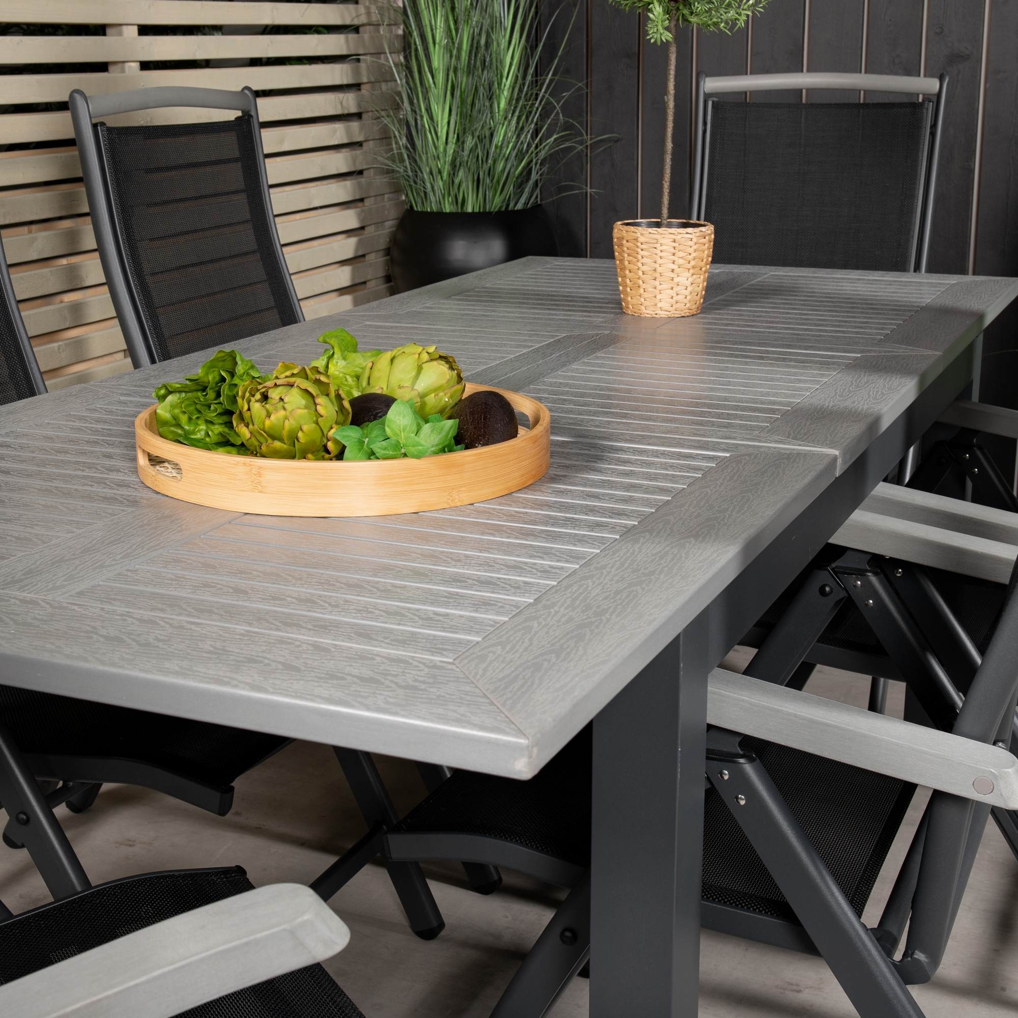 Matgrupp Venture Home Aleyna 160/240 med 6 Stolar