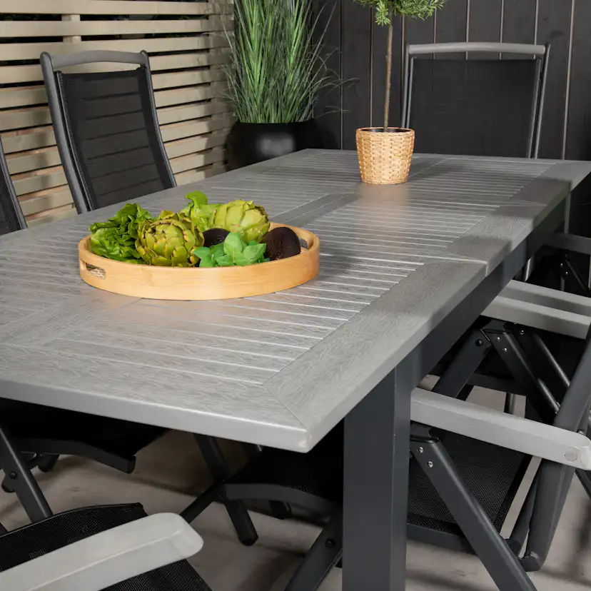 Matgrupp Venture Home Aleyna 160/240 med 6 Stolar