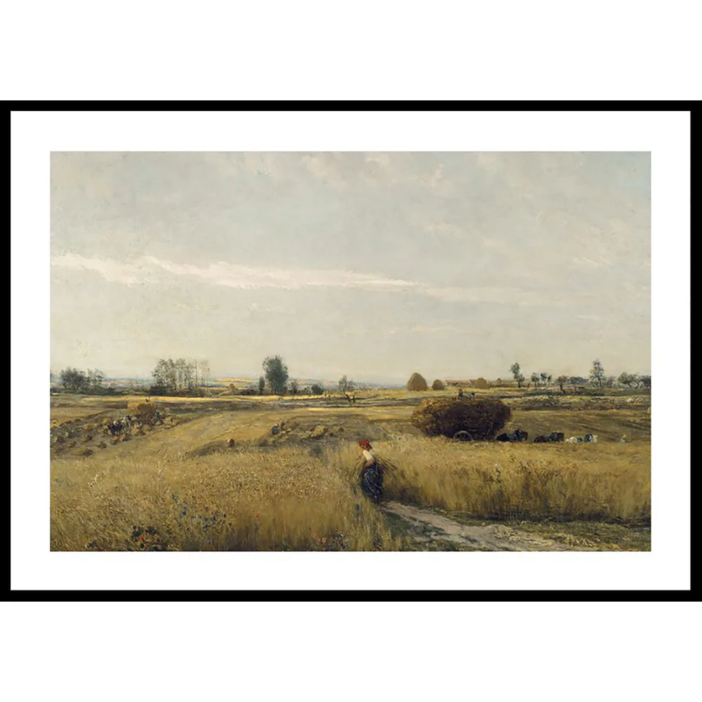 Poster Gallerix The Harvest By Charles-François Daubigny