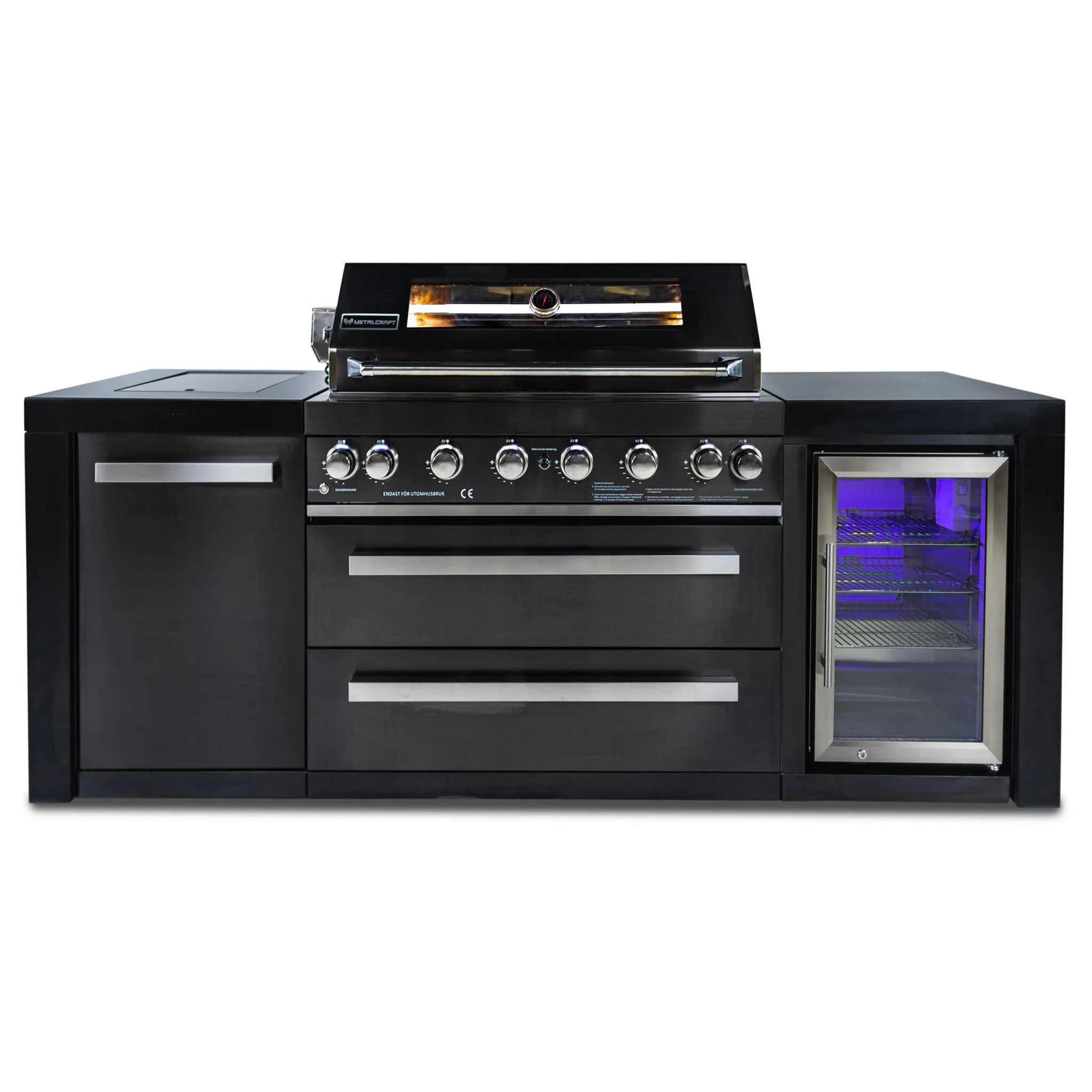 Gasolgrill Metalcraft Austin Blackline