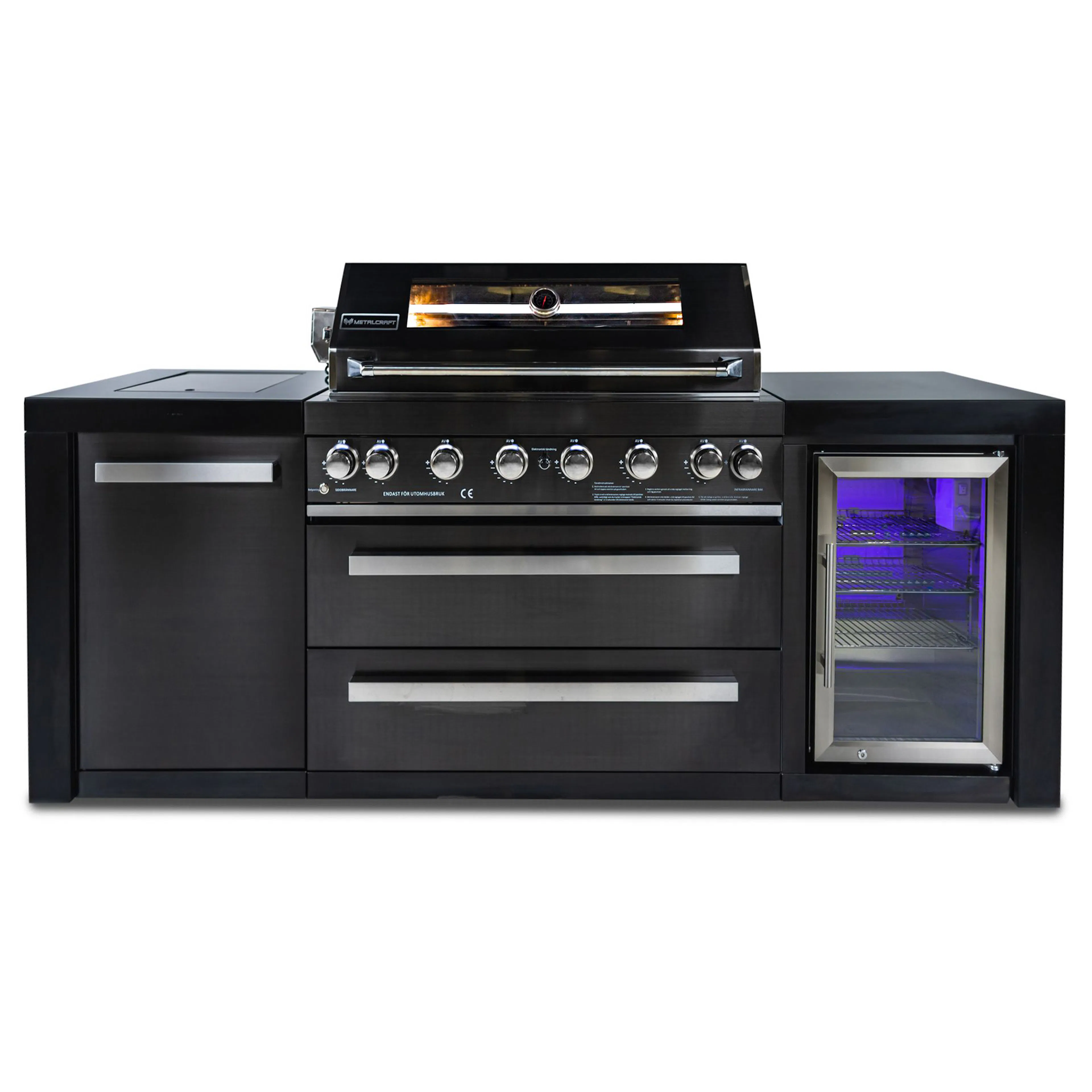 Gasolgrill Metalcraft Austin Blackline