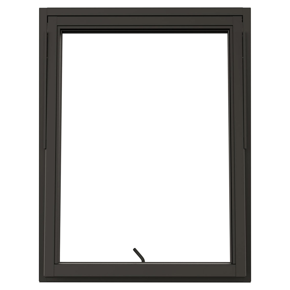 Vridfönster NorDan NTech 3-Glas Aluminium BlackLine Svart