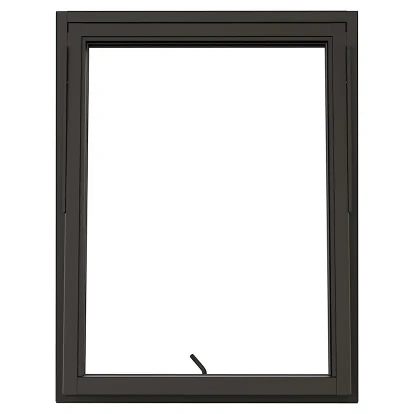 Vridfönster NorDan NTech 3-Glas Aluminium BlackLine Svart