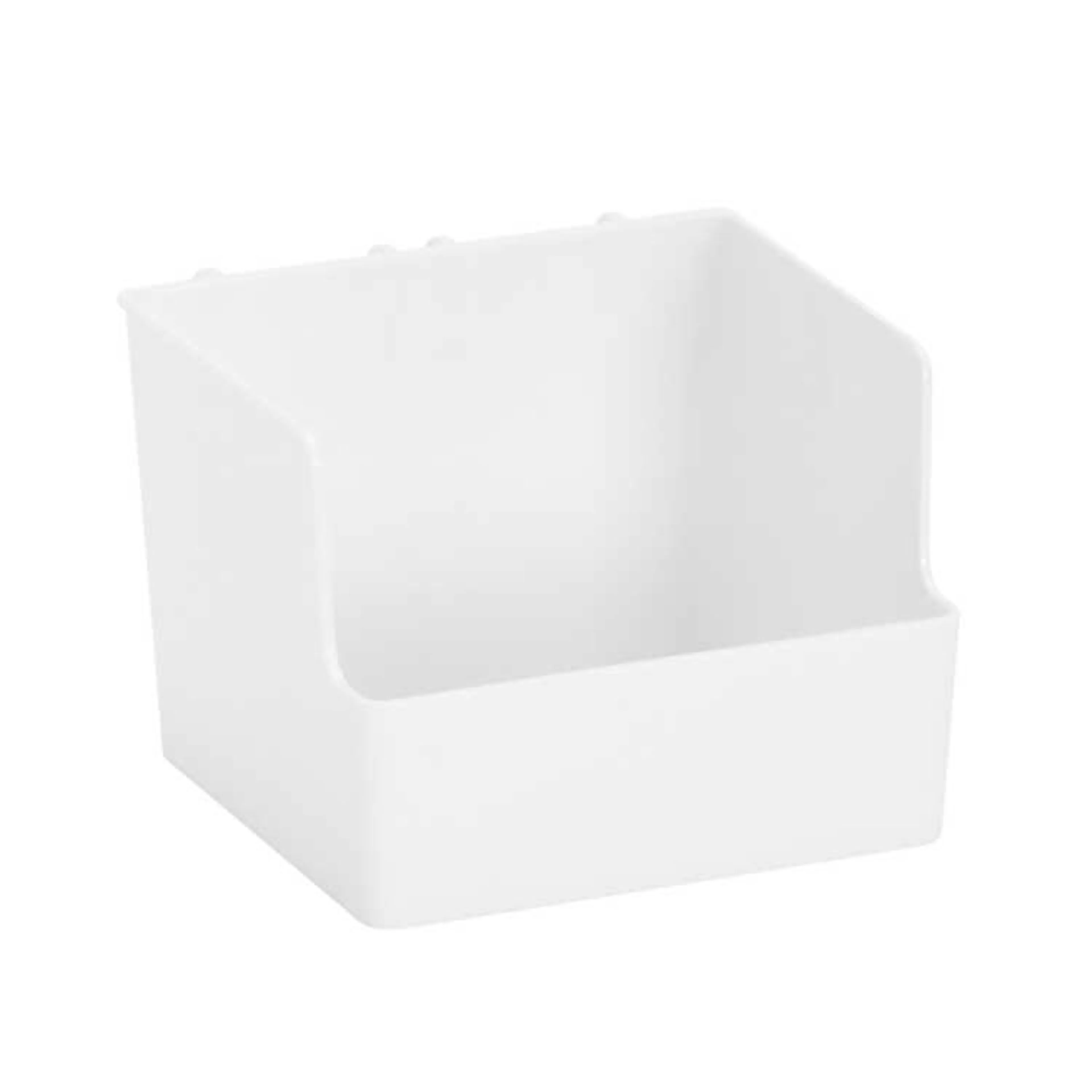 Hög box f förvaringsskena vit Vit