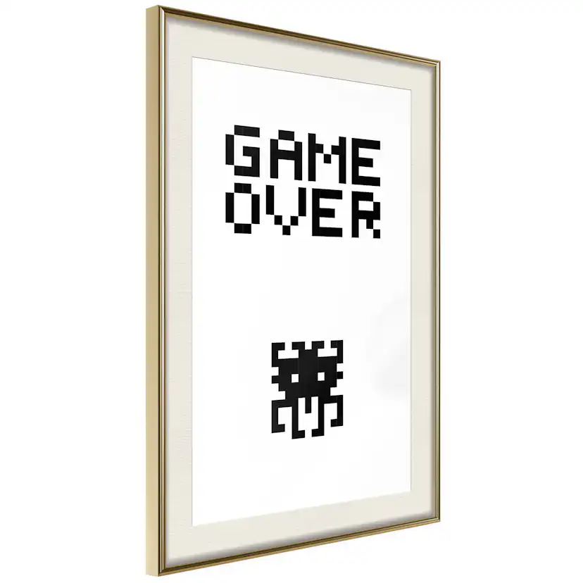 Poster Artgeist Affisch Game Over