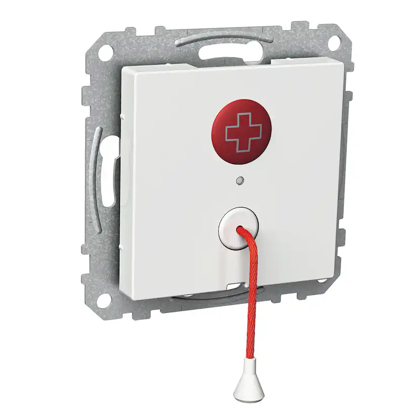 Nödknapp Schneider Electric Exxact Dragkontakt