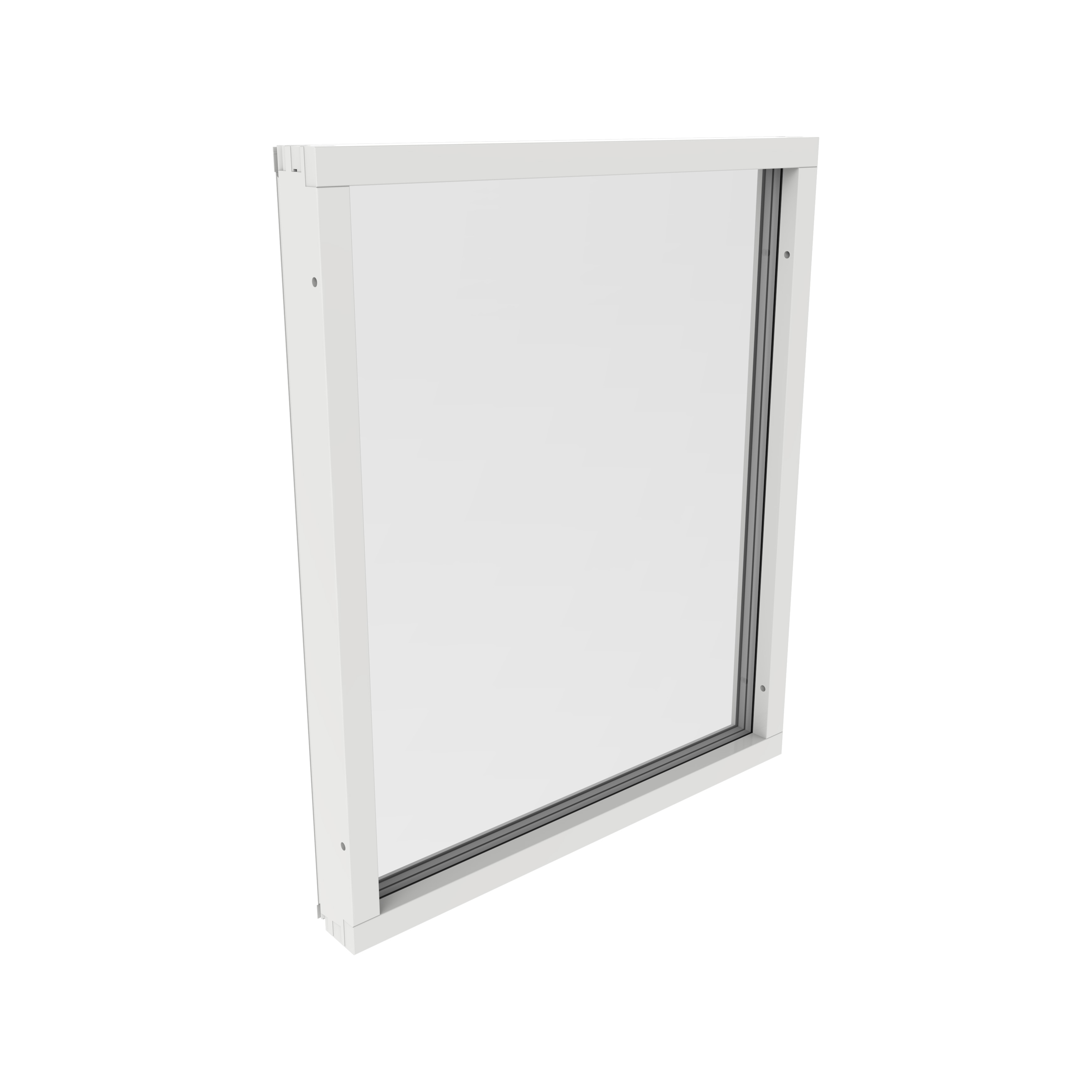 Fast Fönster Outline 3-Glas Aluminium