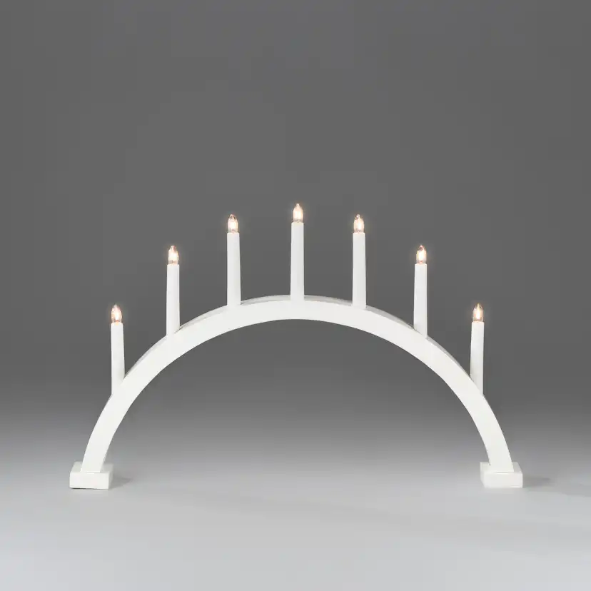 Adventsljusstake Gnosjö Konstsmide 7L Båge Stor