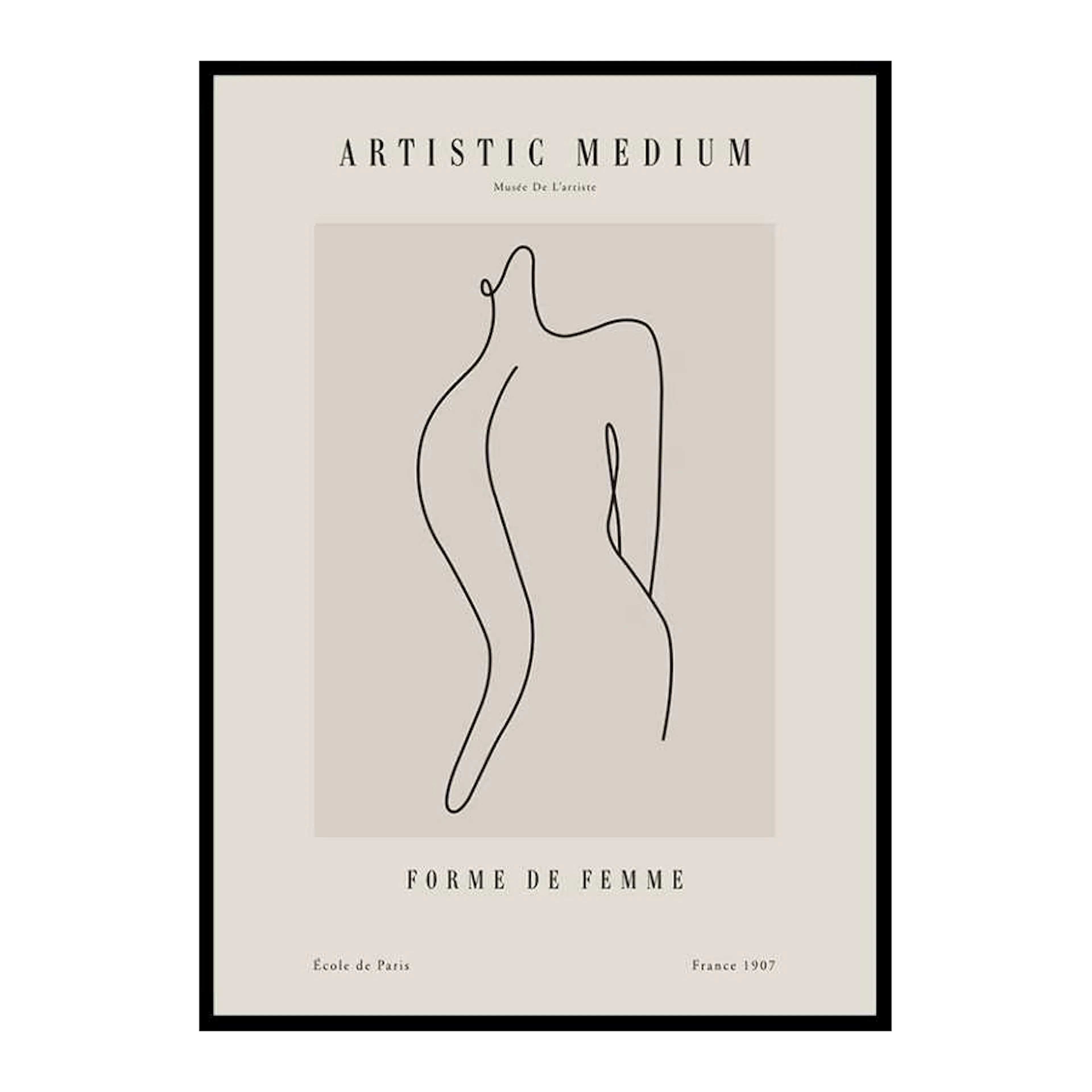 Poster Gallerix Picasso Forme femme