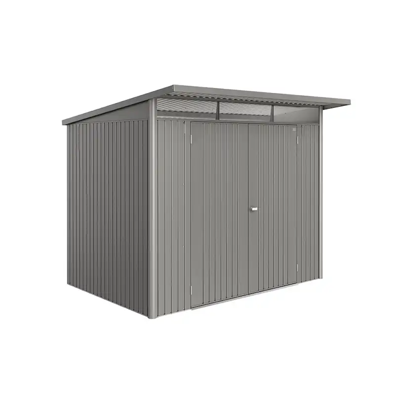 Redskapsbod Biohort Avantgarde Eco A5 Metallic Kvartsgrå Dubbeldörr