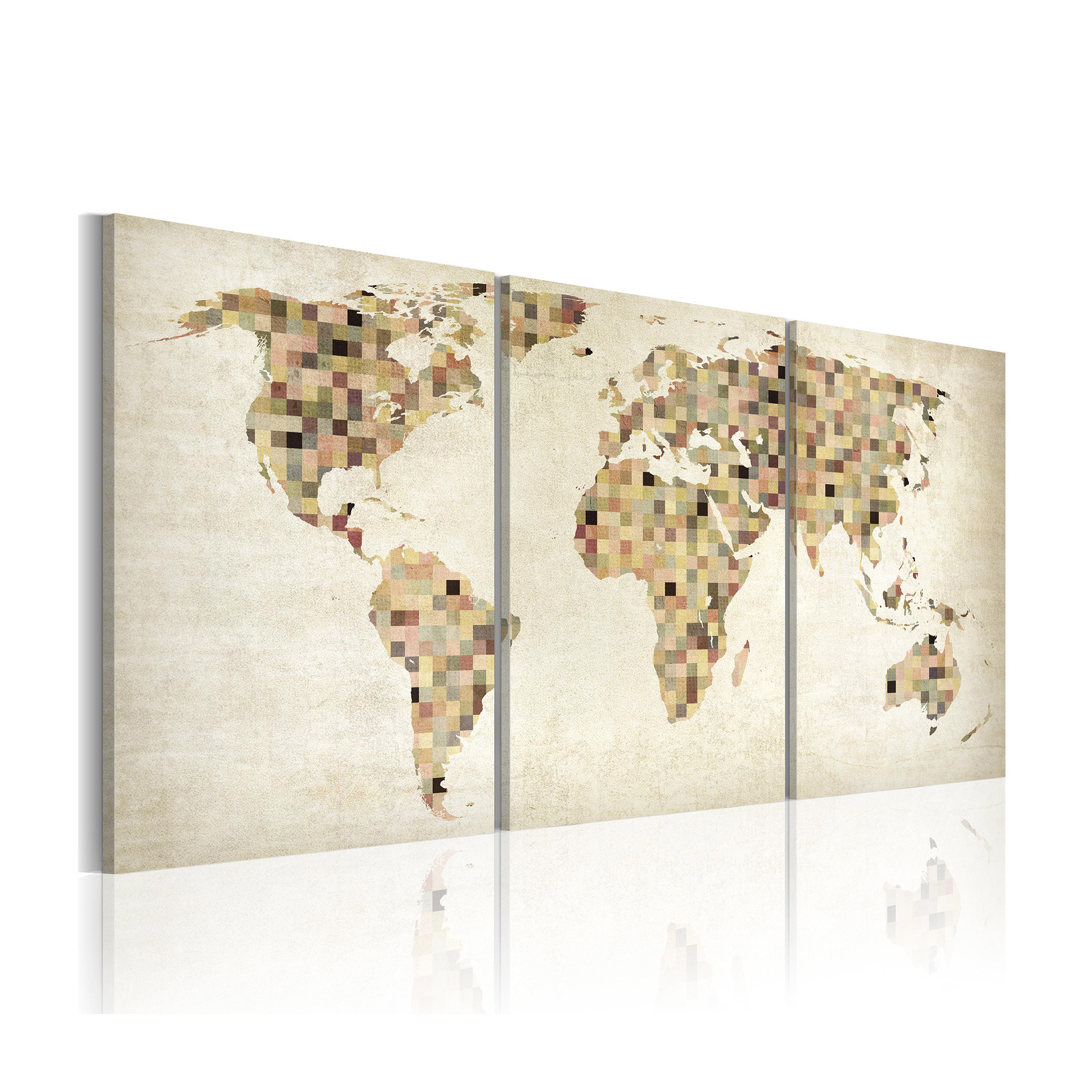 Tavla Arkiio Världskartan Rutor