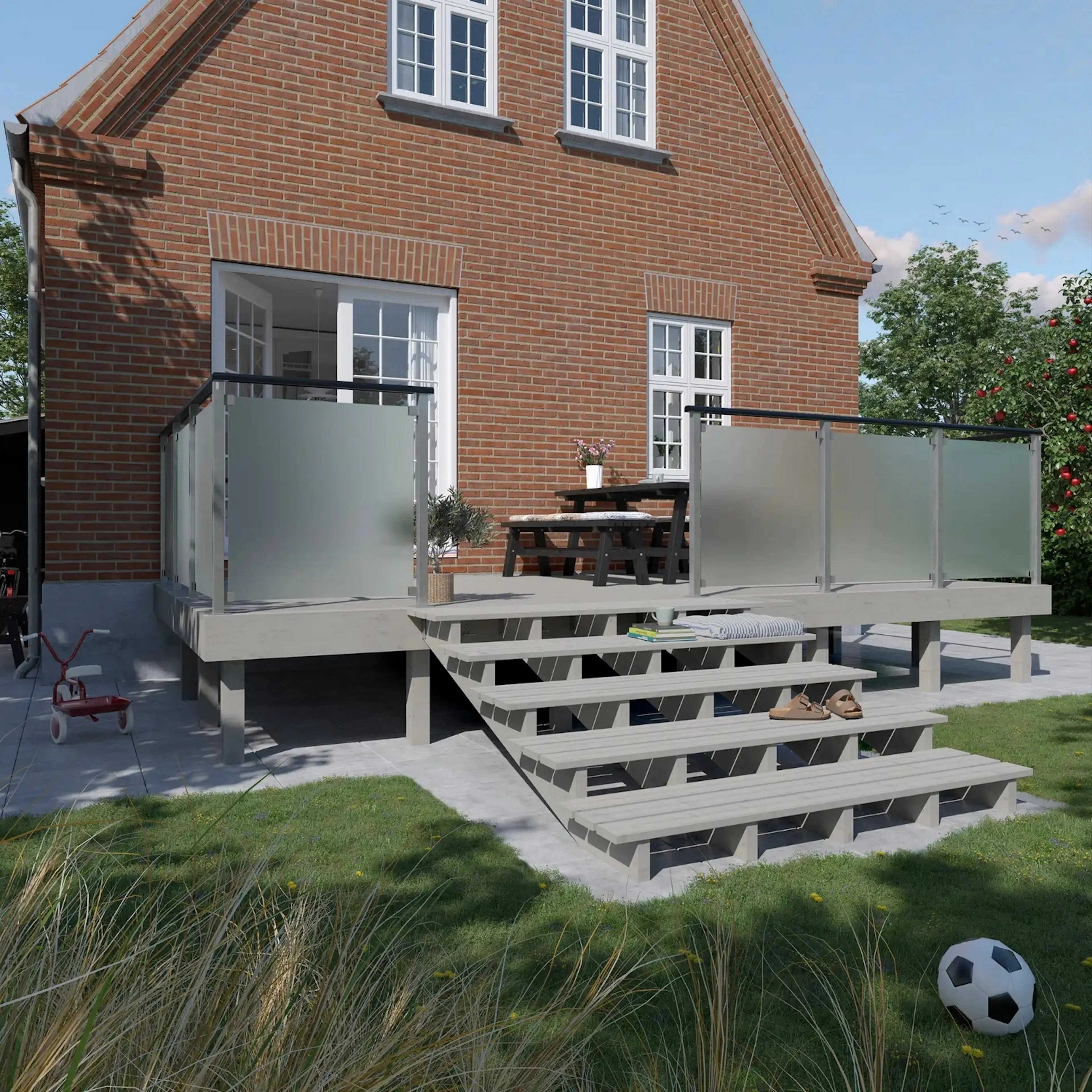 Terrasstrappa PLUS 180 cm