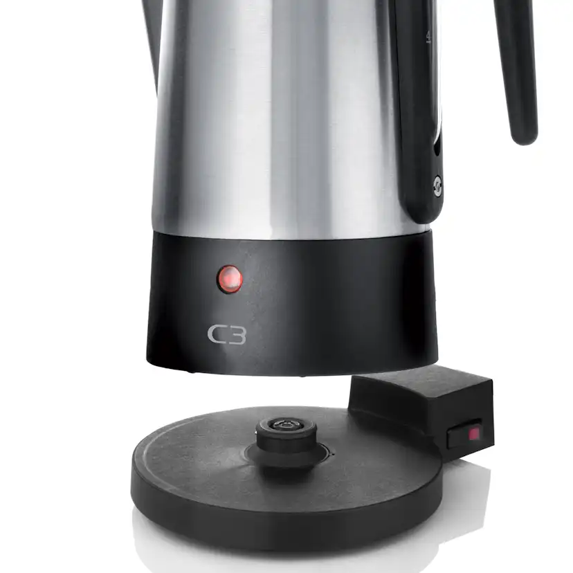 Perkolator Champion C3 Design Borstat Rostfritt Stål 10kp