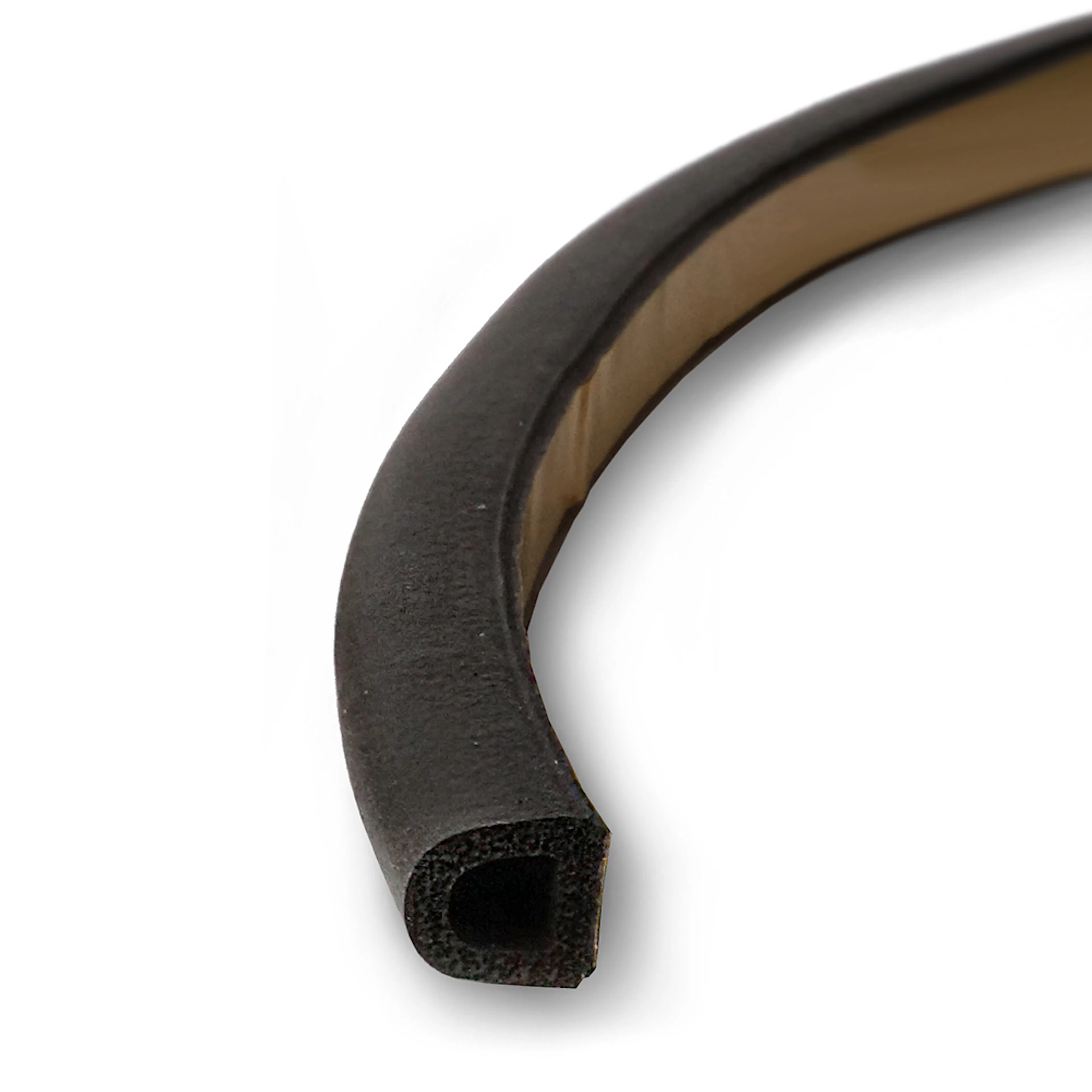 D-list 8x8mm Sjh, EPDM SVART 120 m/rle (3 rle/krt) 8x8 mm, Svart
