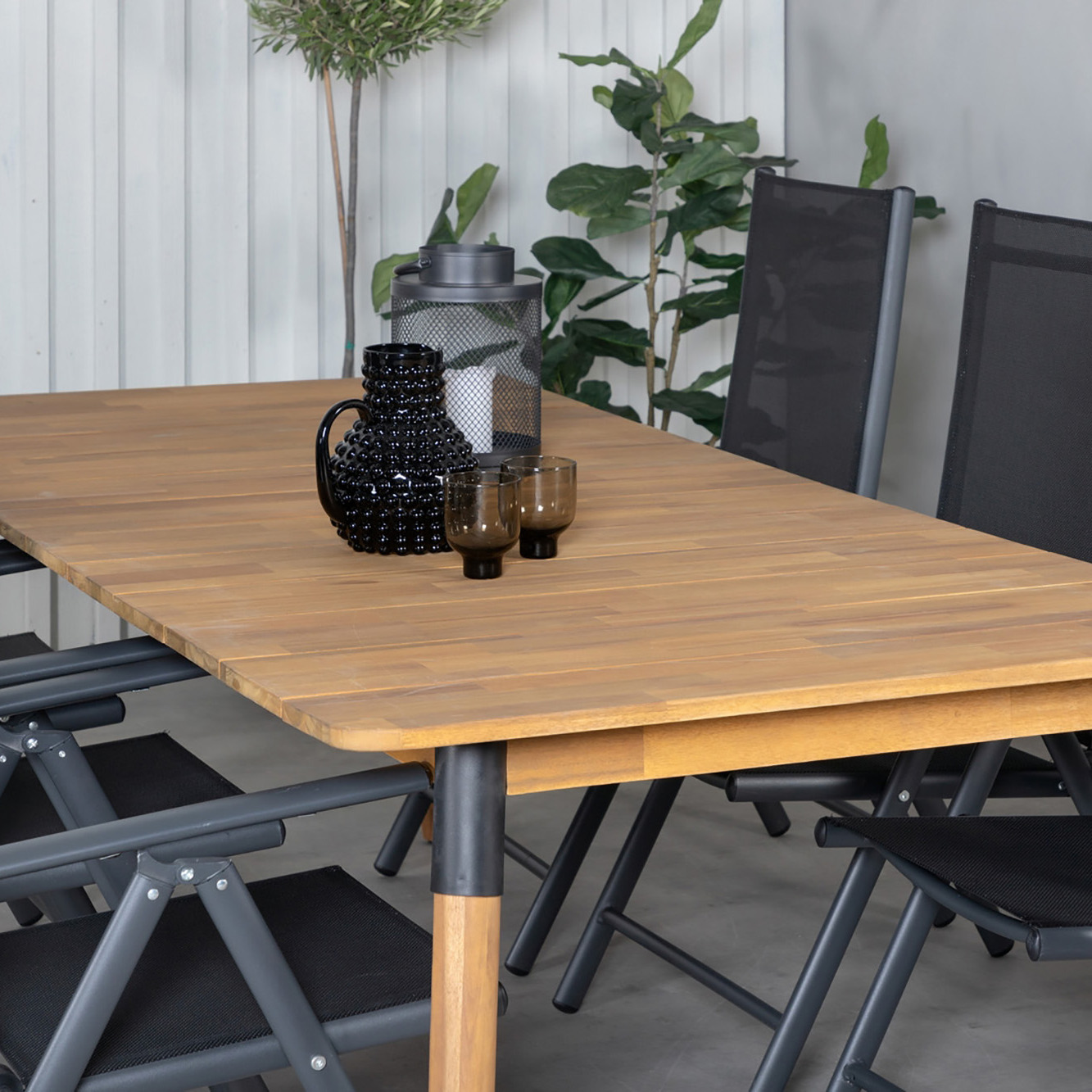 Matgrupp Venture Home Julian Matgrupp Utomhus 210cm med 6 Break Positionsstolar