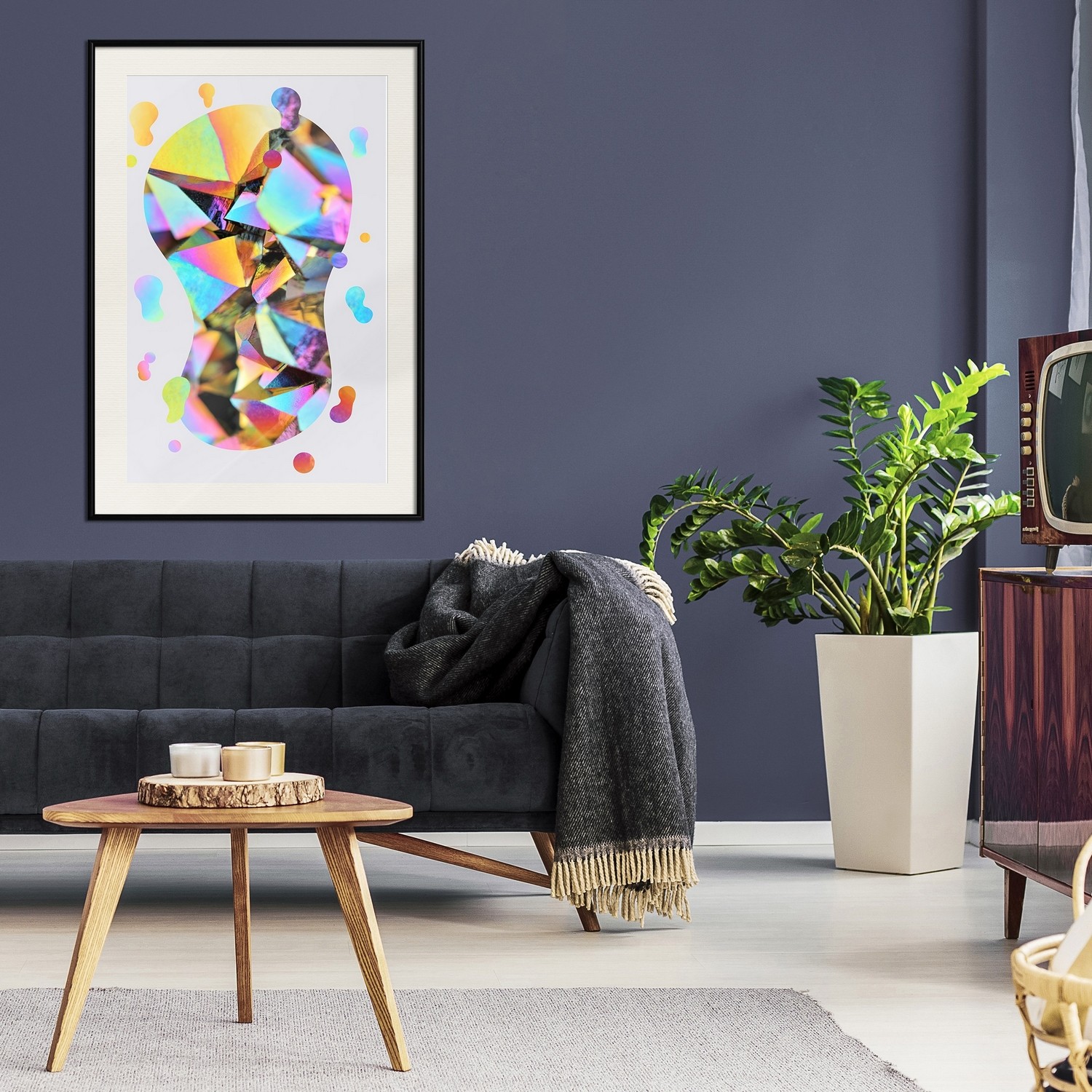 Poster Artgeist Affisch Rainbow Footprint