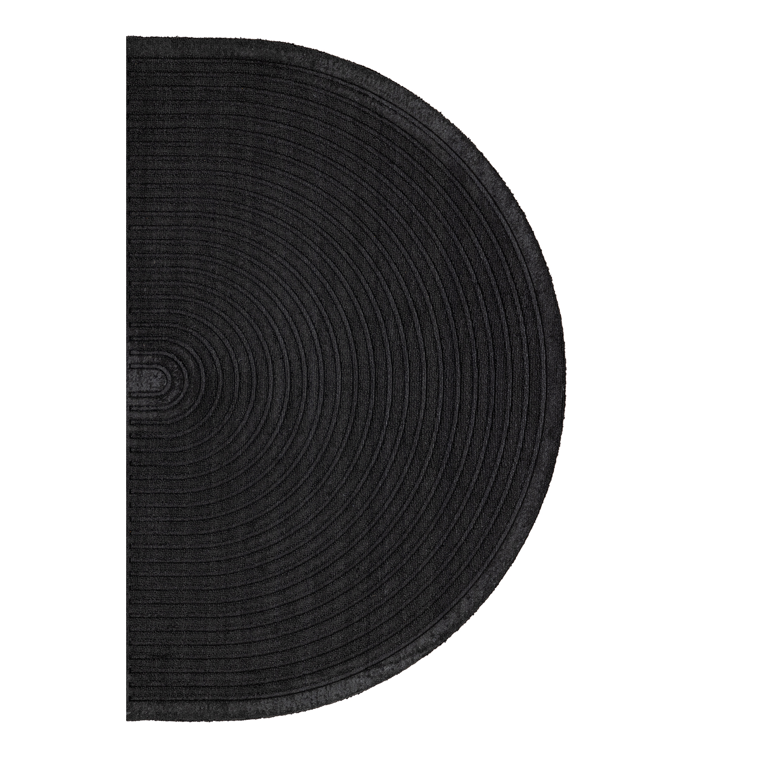 Teodor 50% Rubber 50% PP - 60*90-  -Rectangular-Black Svart