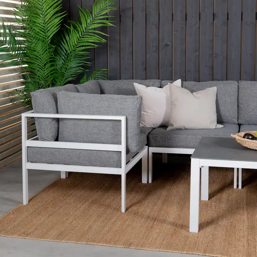 Loungegrupp Venture Home Copacabana med Belle Soffbord 2+3 Utomhus