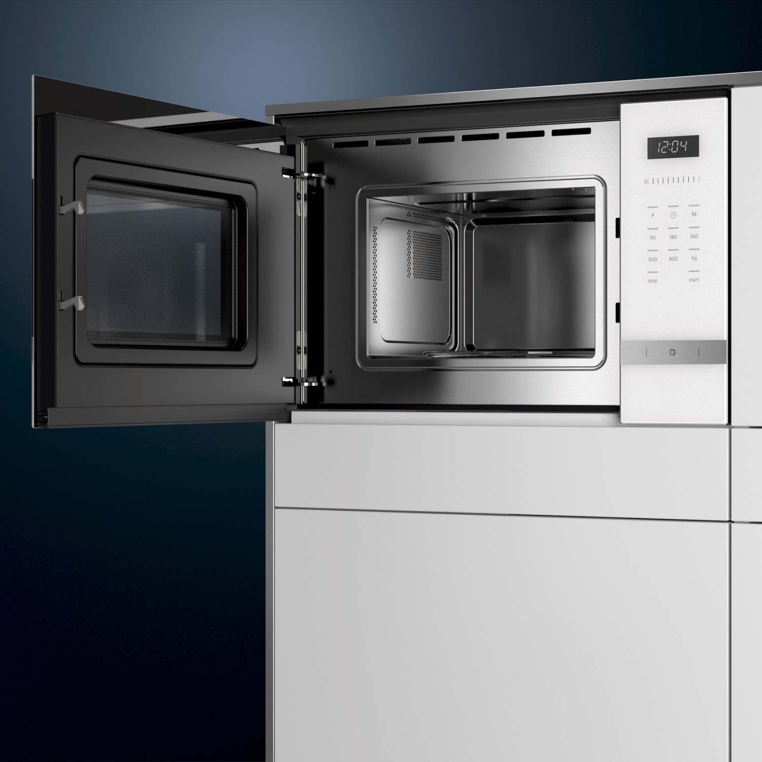 Mikrovågsugn Siemens iQ500 BF525LMW0 Vit