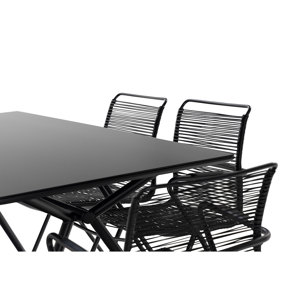 Matgrupp Comfort Garden Rosasco 160 cm + 6 Stolar