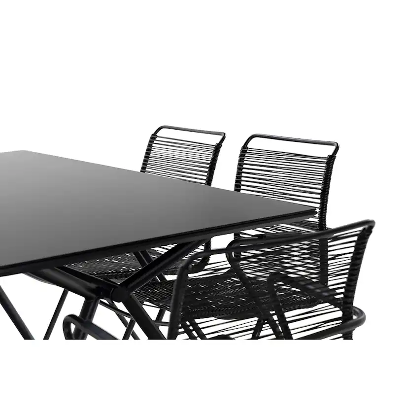 Matgrupp Comfort Garden Rosasco 160 cm + 6 Stolar