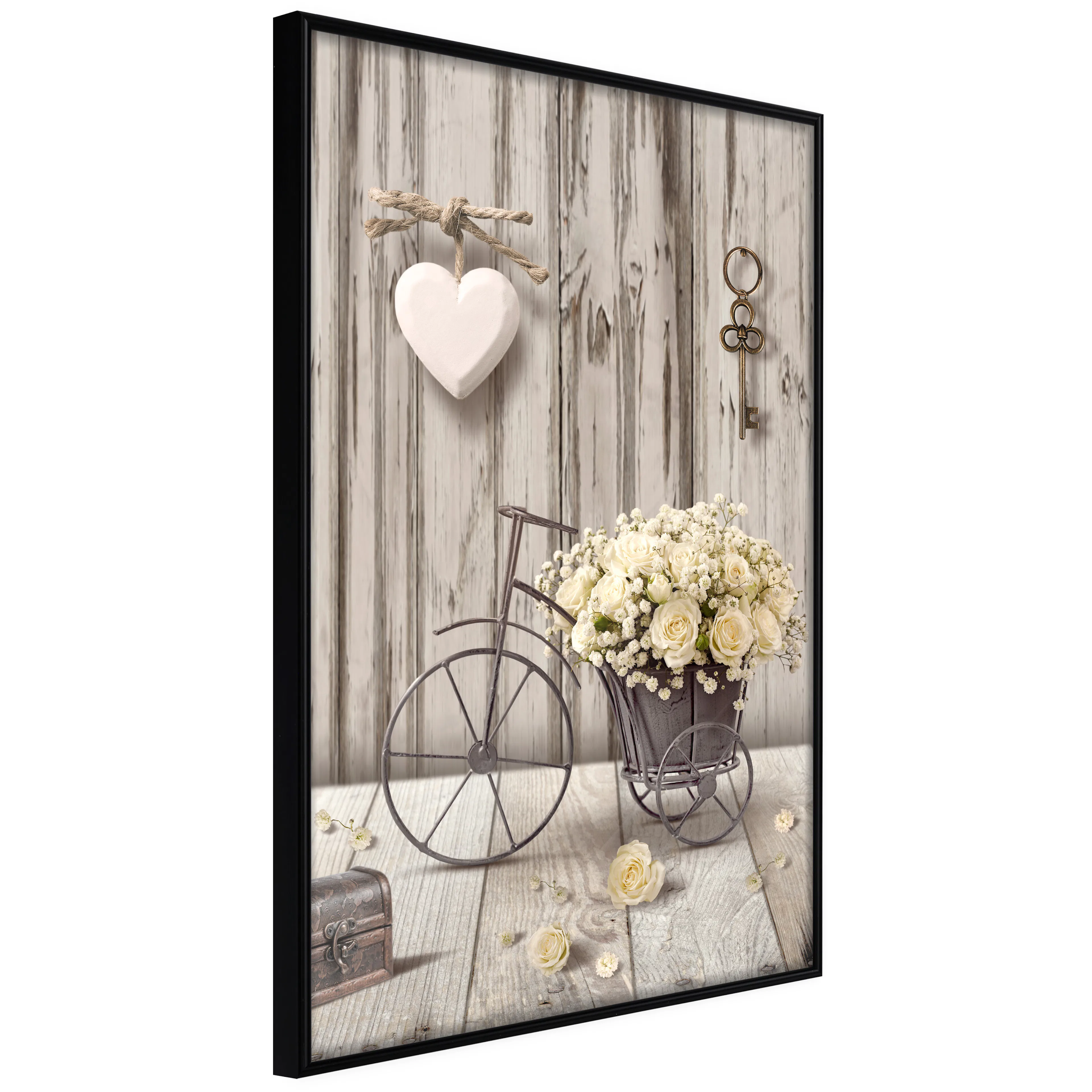Affisch - Secret Bouquet [Poster] 40x60 Svart ram, 40x60 cm
