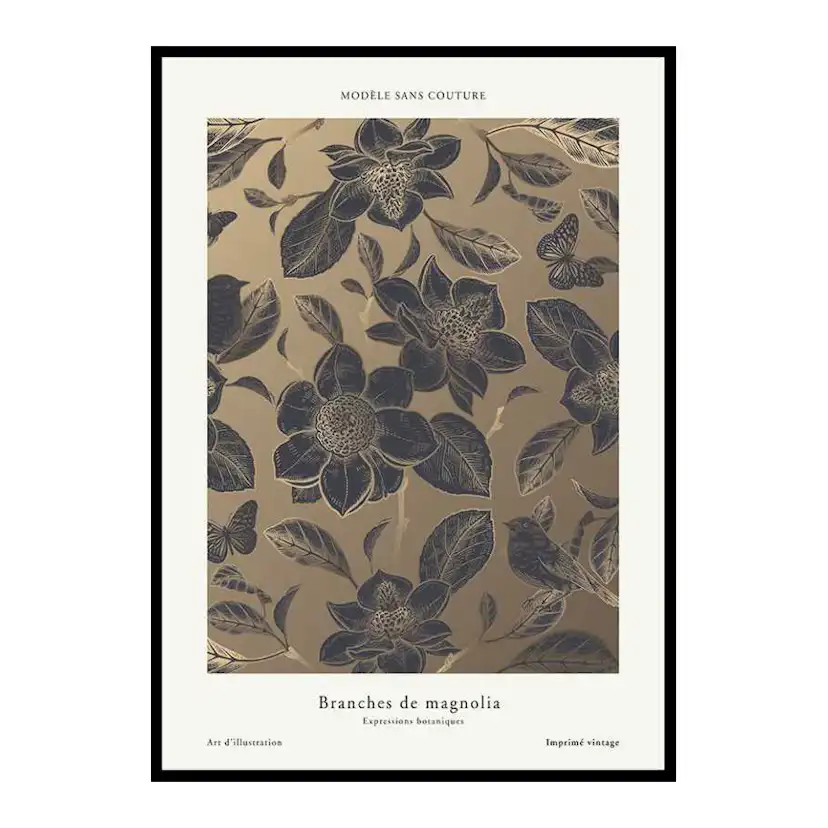 Poster Gallerix Branches De Magnolia