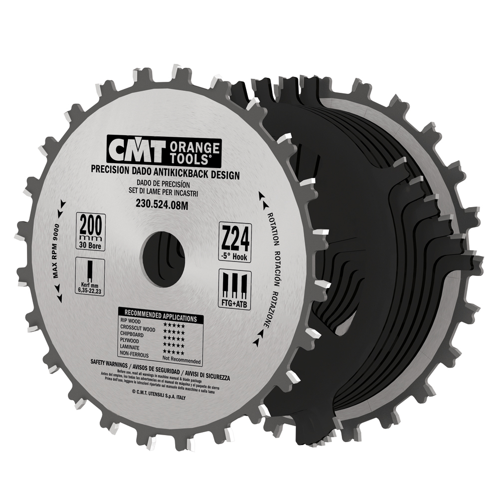 Spårklinga CMT Orange Tools set (dado) 150x6,35-22,23x15,87 T20
