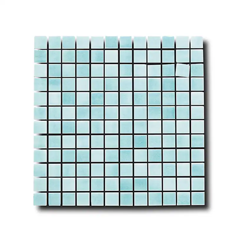 Mosaik Lhådös Glasmosaik Aqua 2,5x2,5 cm