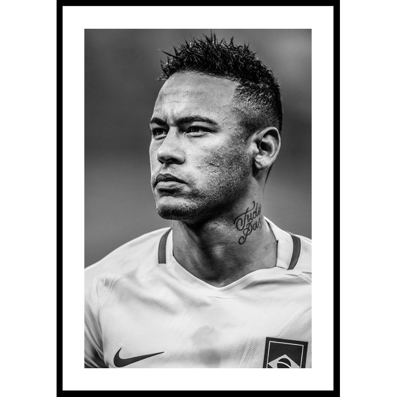 Poster Gallerix Neymar Jr Brazil 2016 B&W