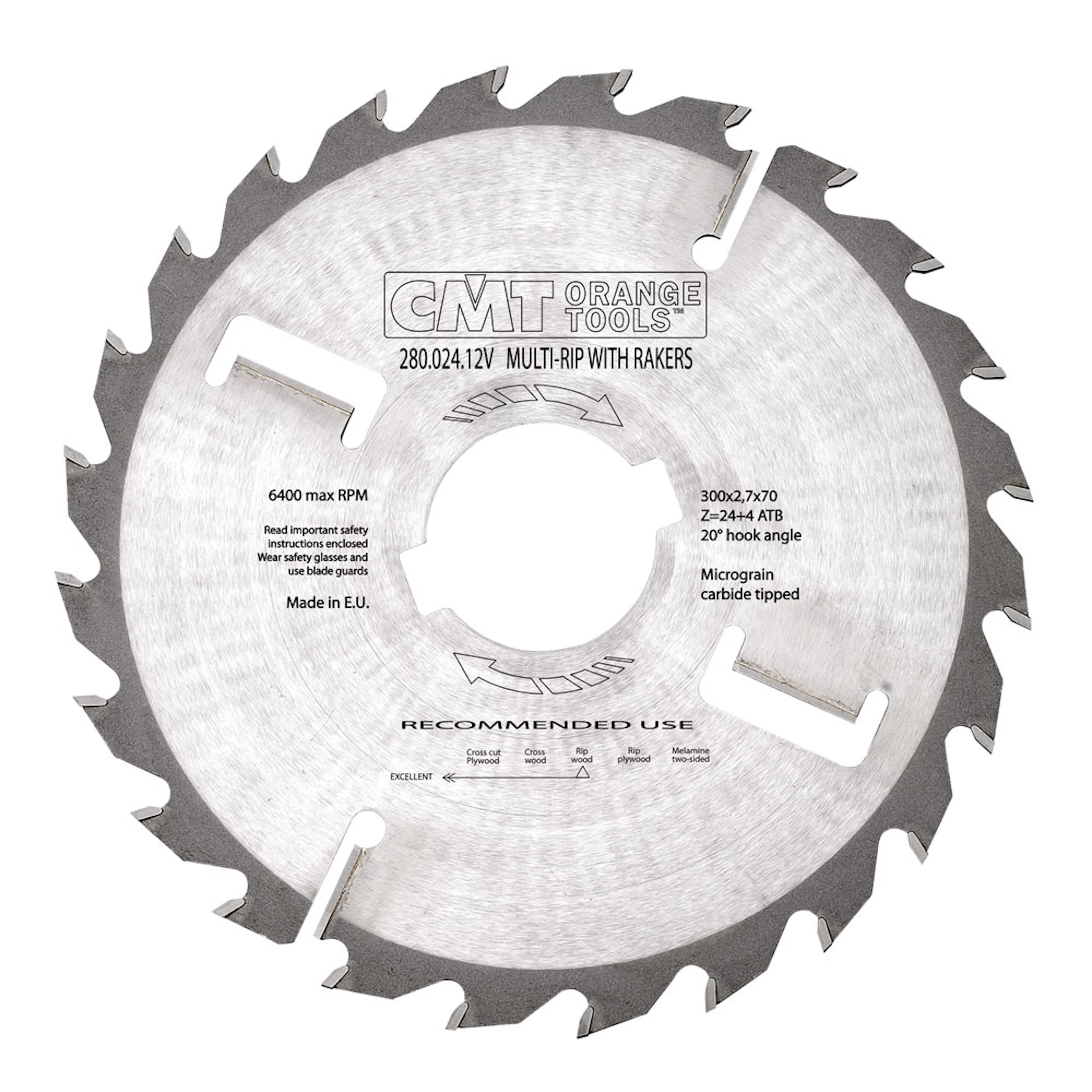 Klyvsågklinga CMT Orange Tools ATB Tunn T21+3 F