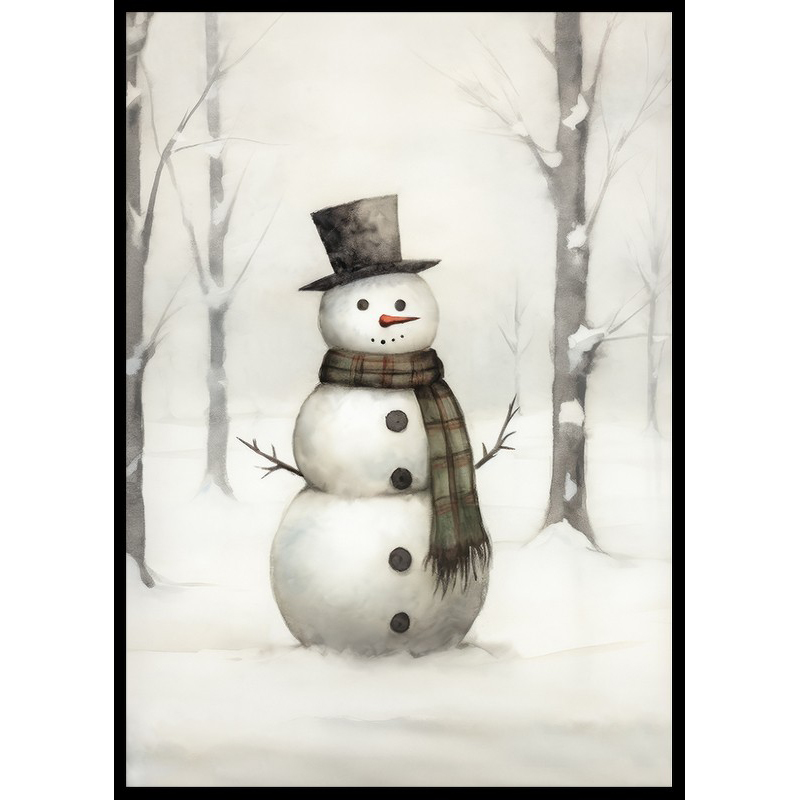 Poster Gallerix Winter Snowman