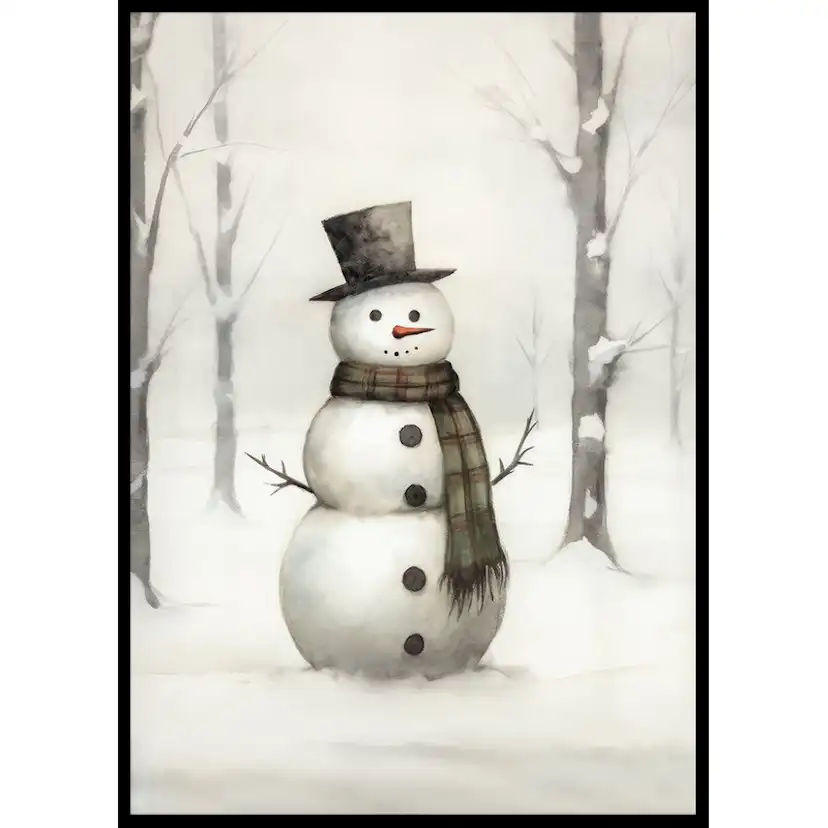 Poster Gallerix Winter Snowman