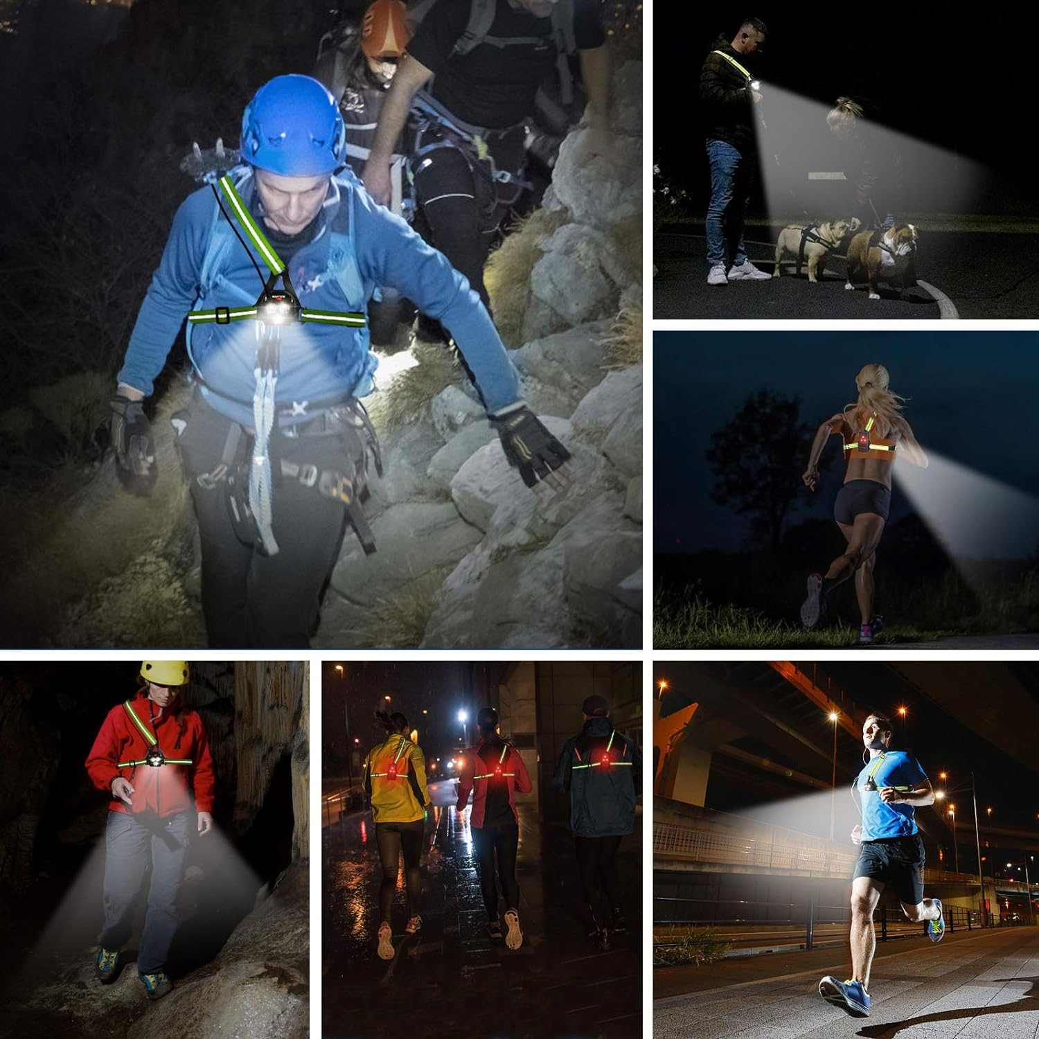 Bröstlampa Japcell BL1000 Uppladdningsbar