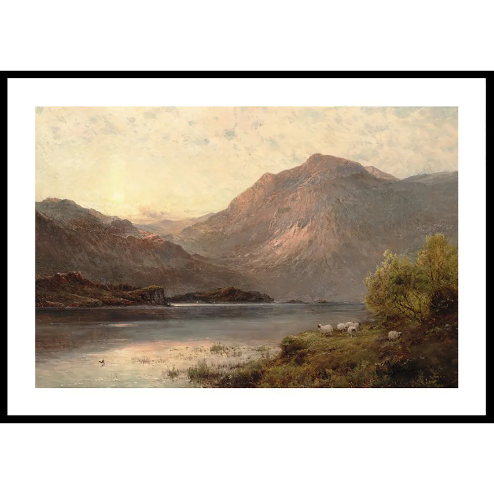Poster Gallerix The Islands Of Loch Maree By Alfred De Bréanski