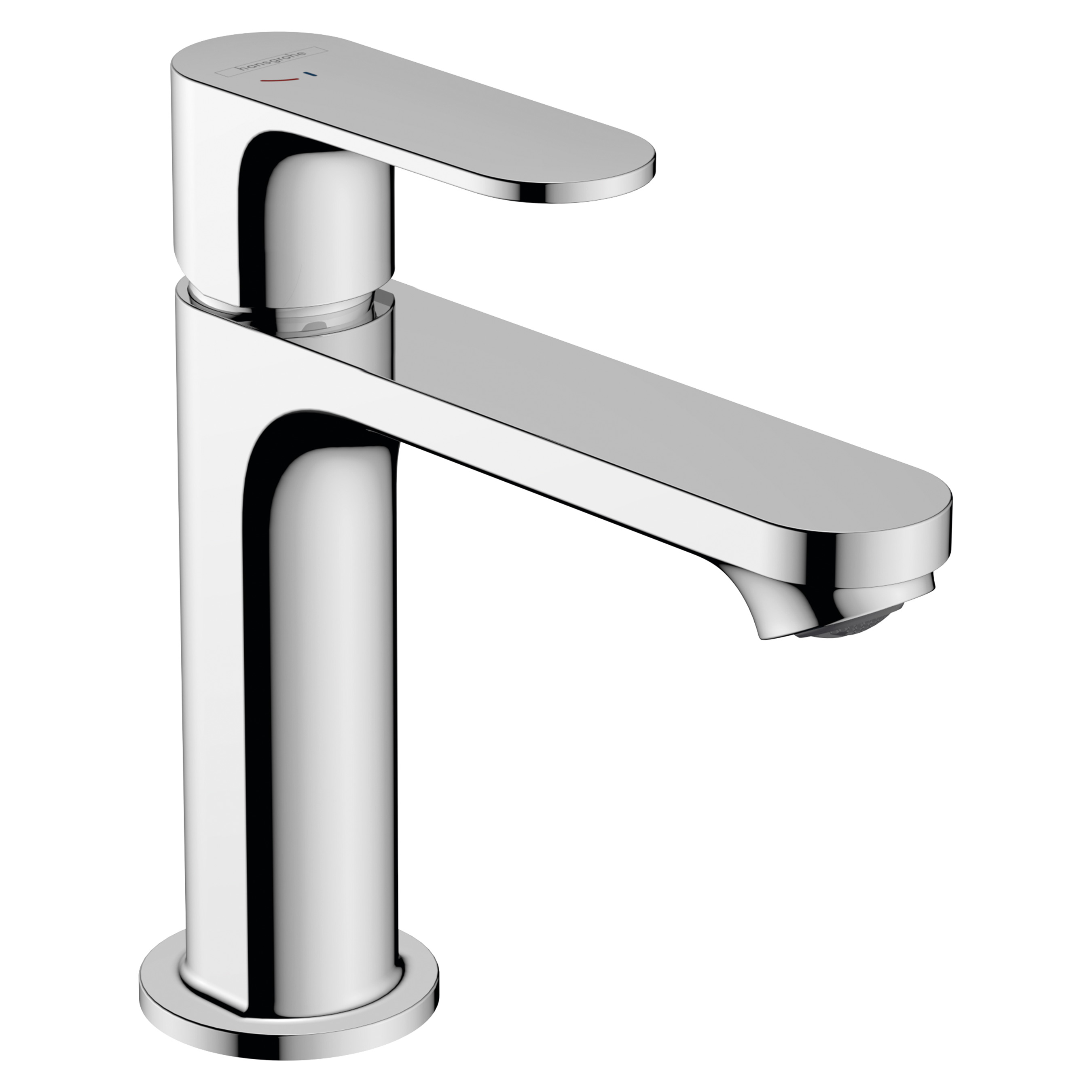 Tvättställsblandare Hansgrohe Rebris S 1-grepps 110 CoolStart utan Bottenventil