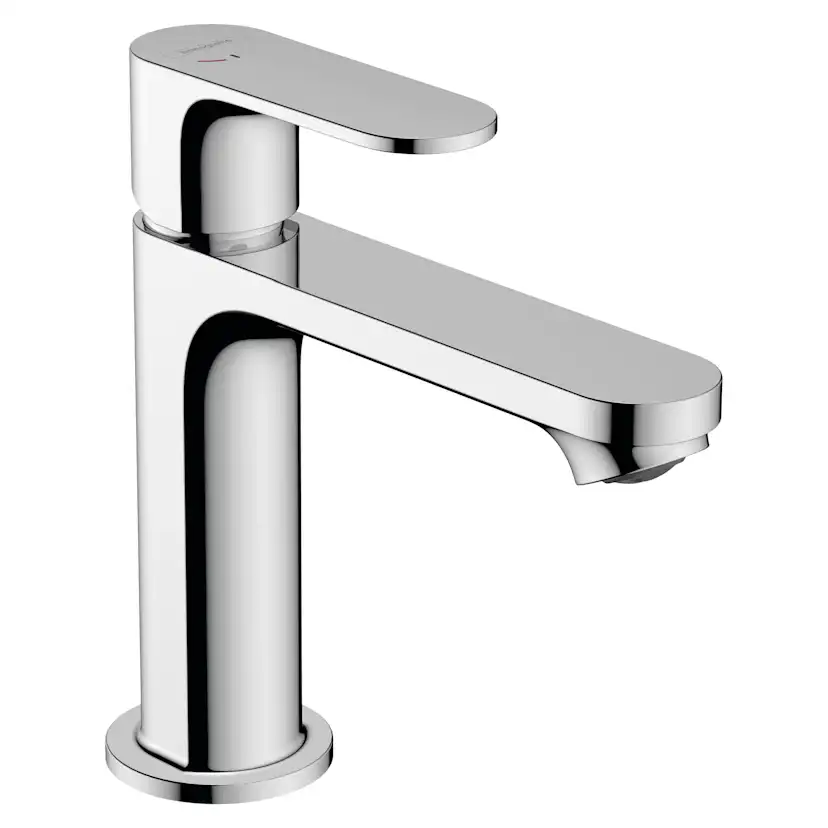 Tvättställsblandare Hansgrohe Rebris S 1-grepps 110 CoolStart utan Bottenventil