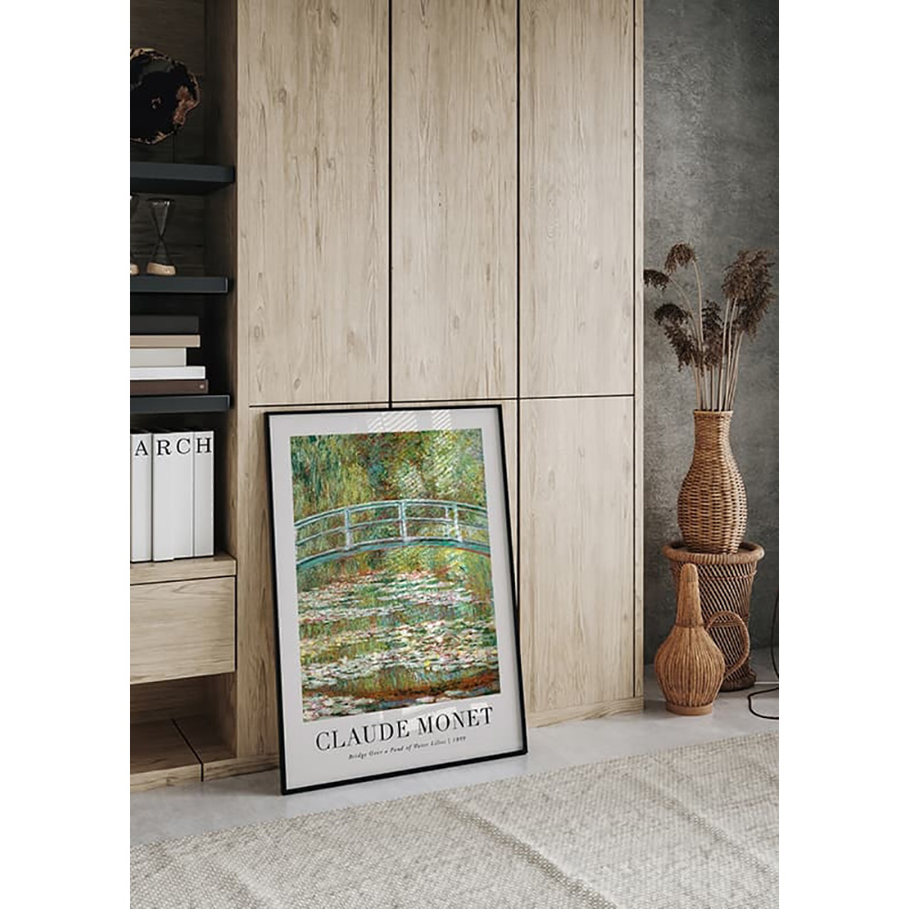 Poster Gallerix Bridge Over A Pond 1899 By Claude Monet