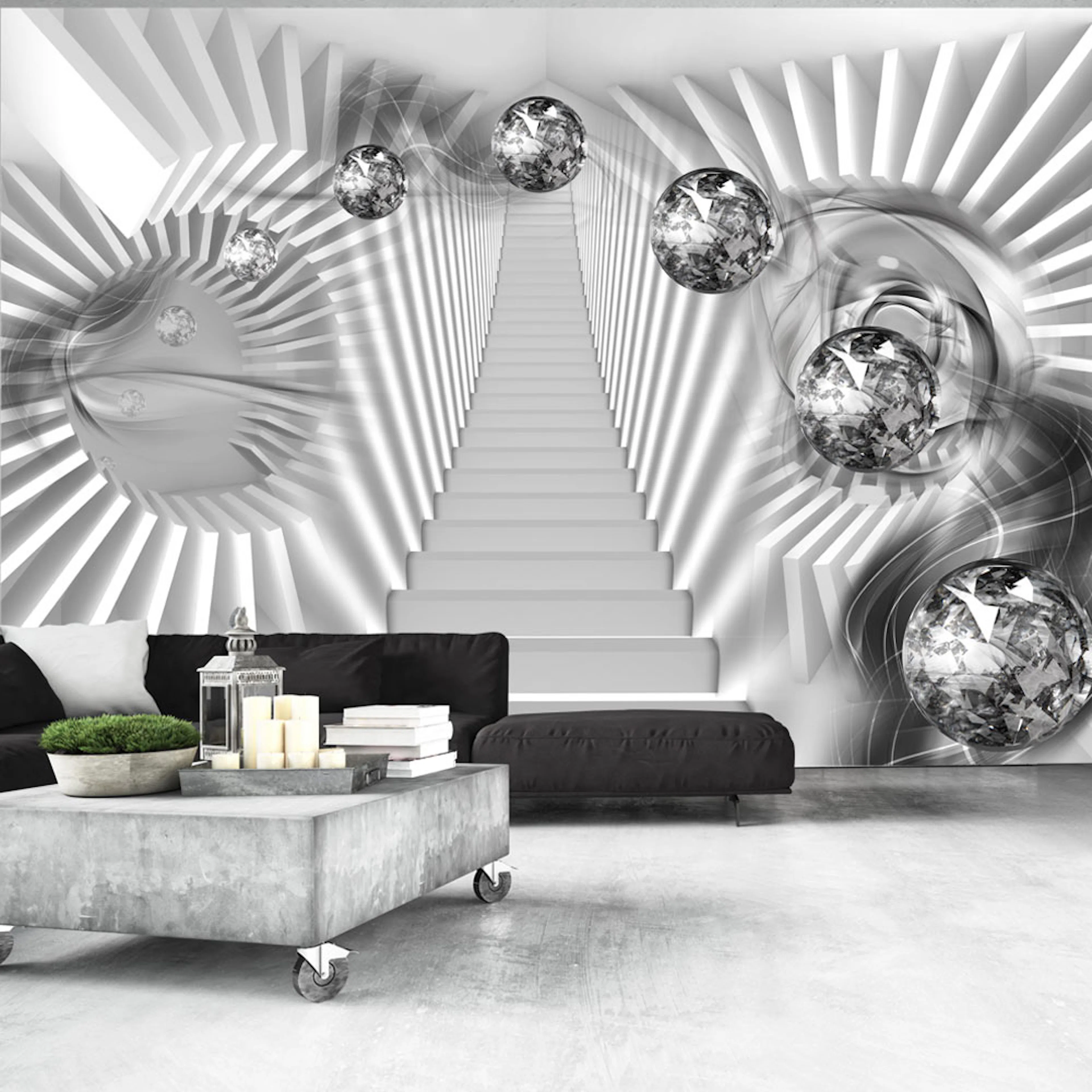 Fototapet Arkiio Silver Stairs