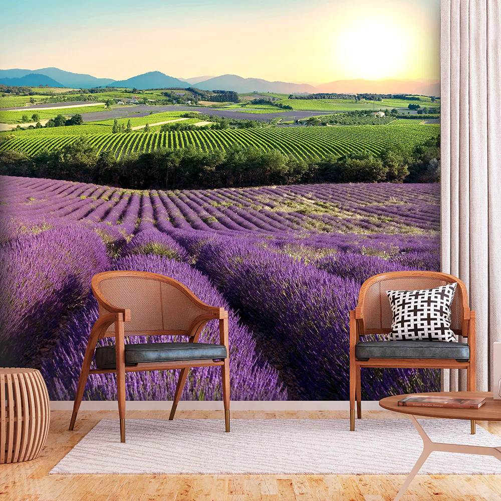 Fototapet Arkiio Lavender Field Självhäftande