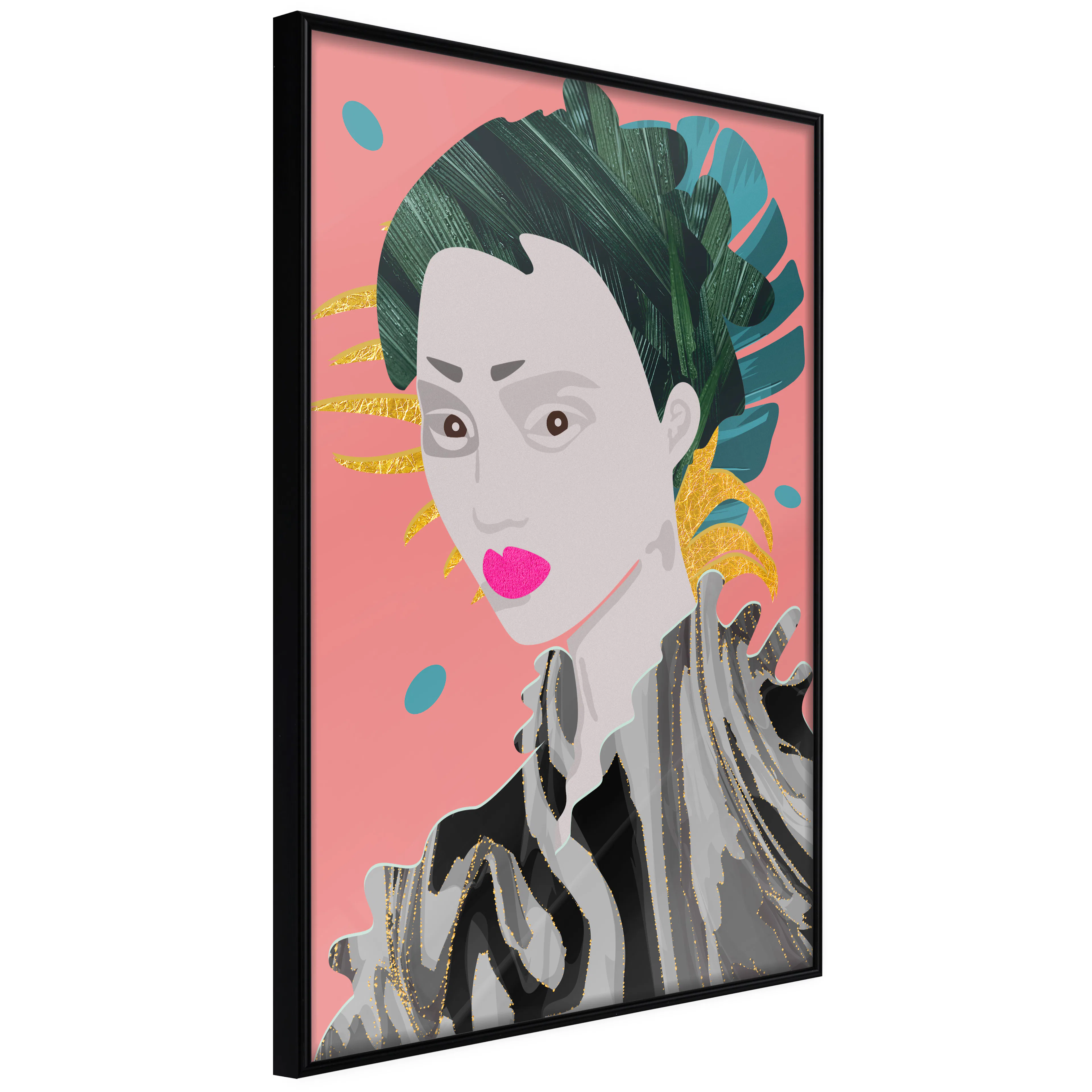 Affisch - Asian Style [Poster] 40x60 Svart ram, 40x60 cm