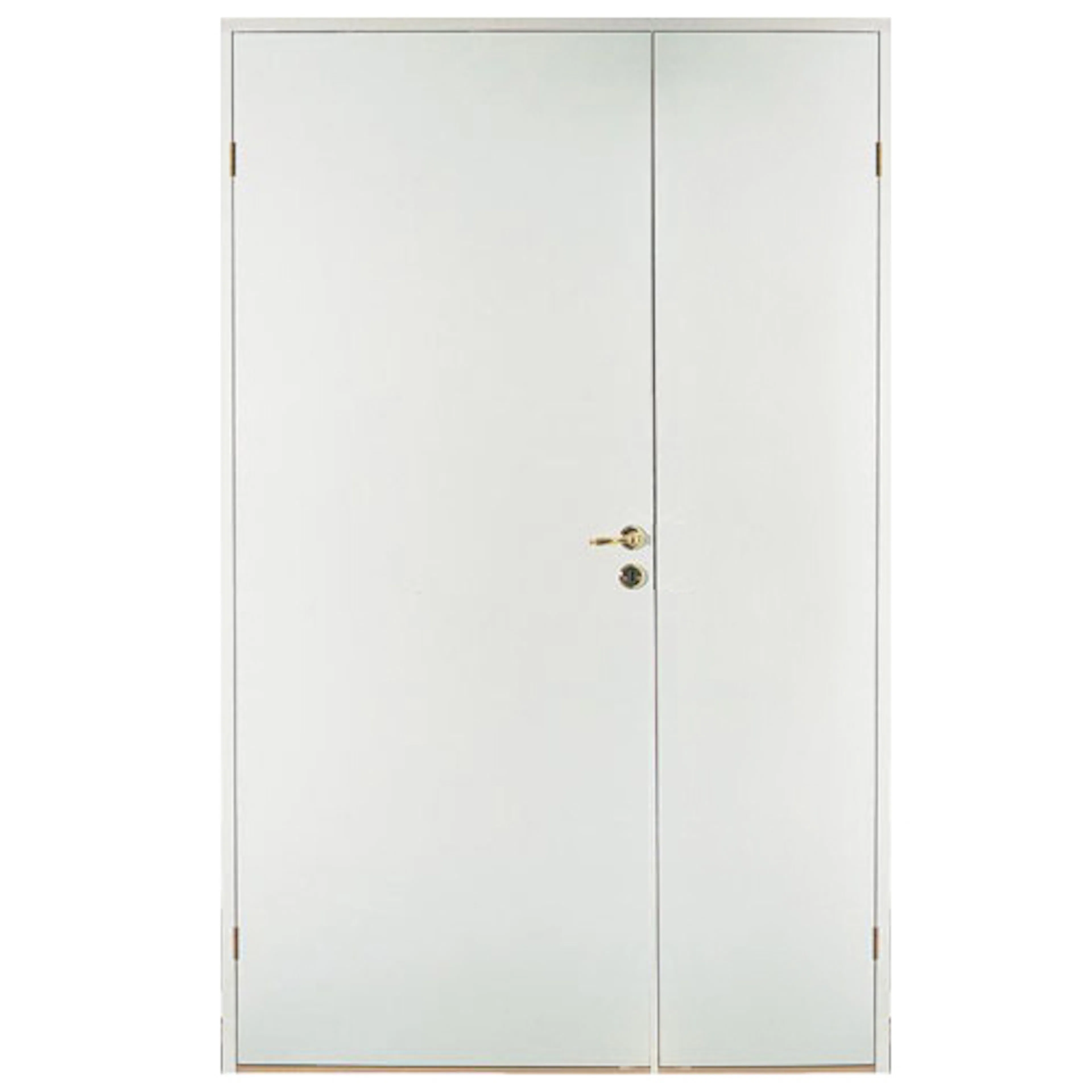Parinnerdörr Lättdörr Vit Slät B:130 cm H:200 cm Bredd 130 cm,  Höjd 200 cm