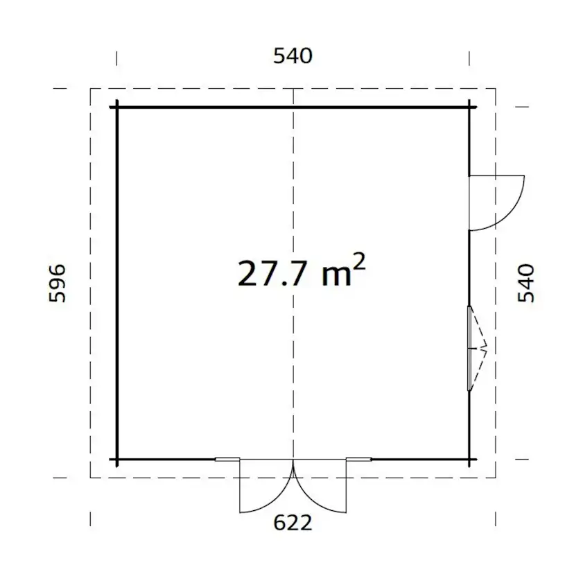 Stuga Palmako Irene 29,2 m2